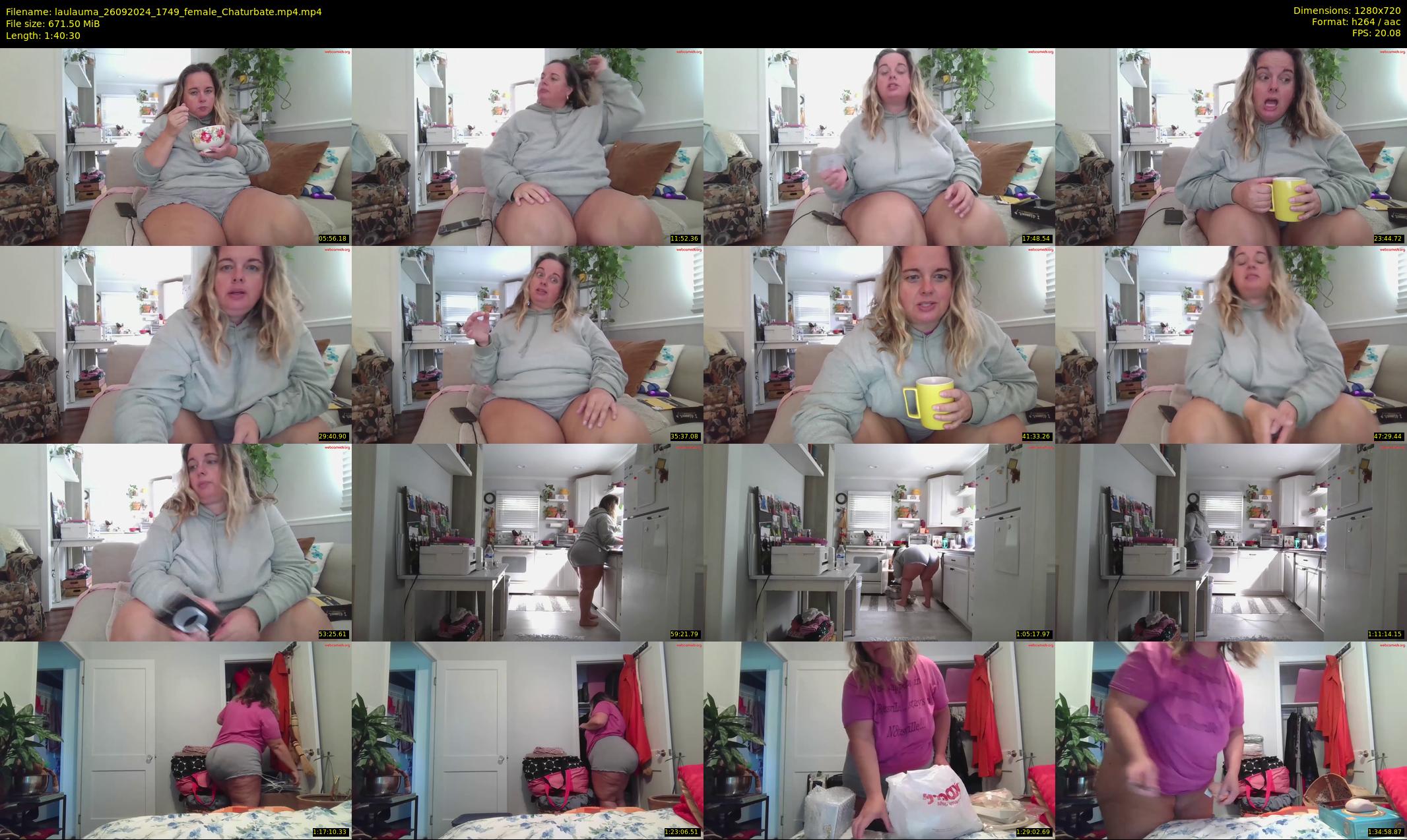 laulauma — 101 minute Chaturbate female cam show recording, 720p, Sep 26, 2024