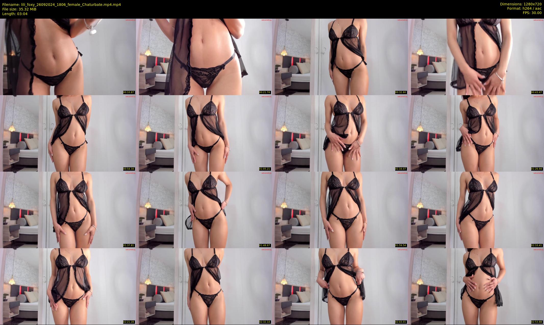 lili_foxy — 4 minute Chaturbate female cam show recording, 720p, Sep 26, 2024