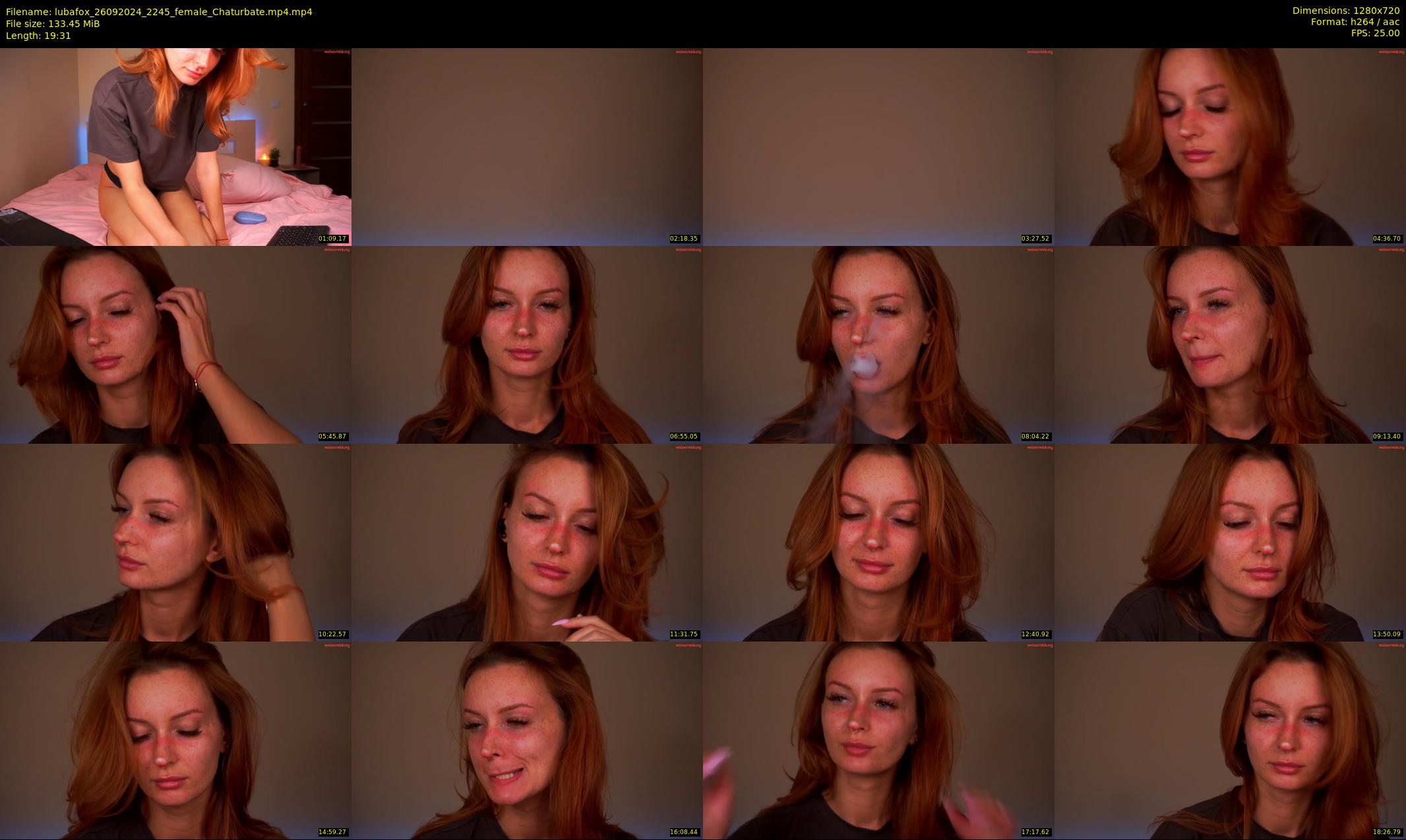 lubafox — 20 minute Chaturbate female cam show recording, 720p, Sep 26, 2024
