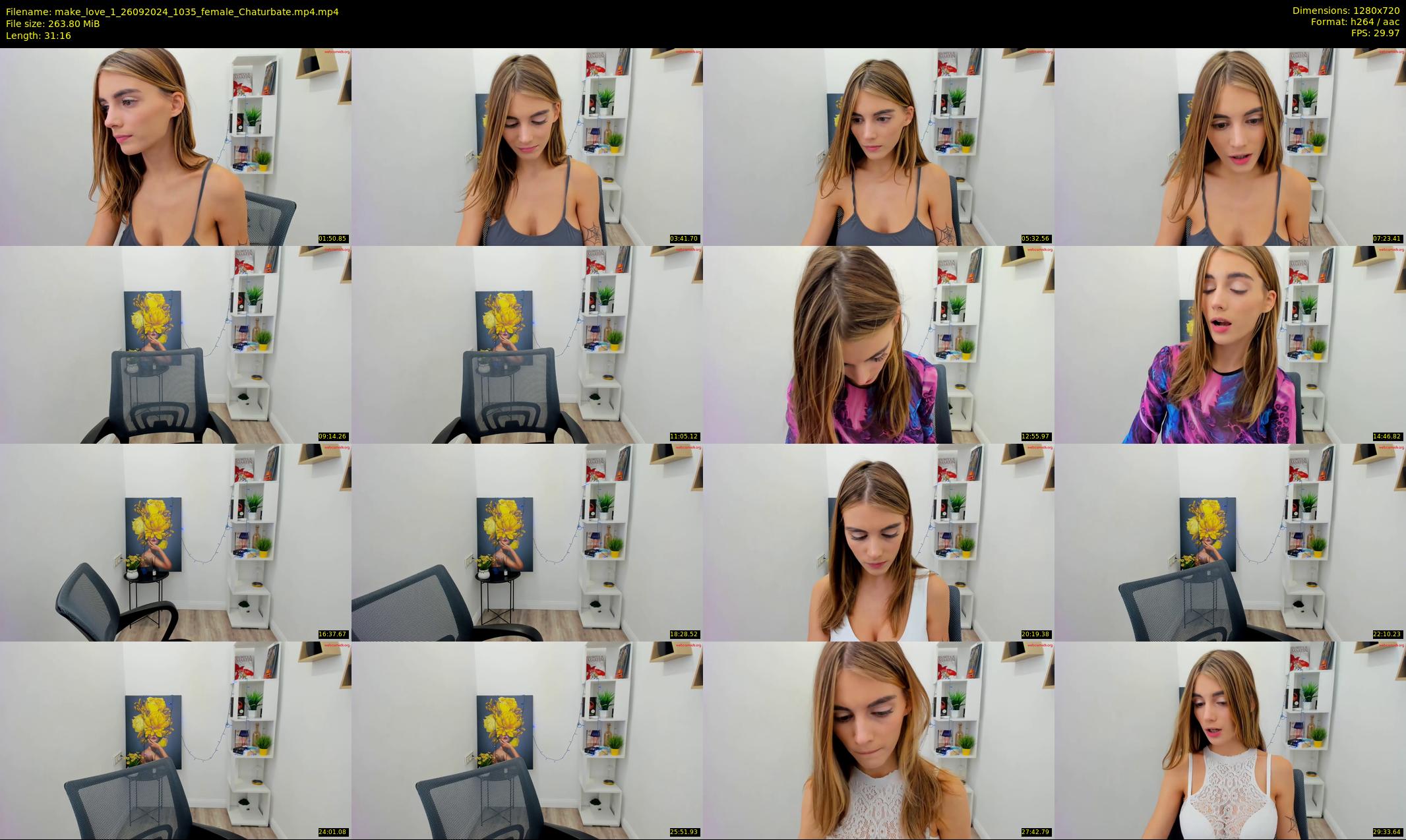 make_love_1 — 32 minute Chaturbate female cam show recording, 720p, Sep 26, 2024