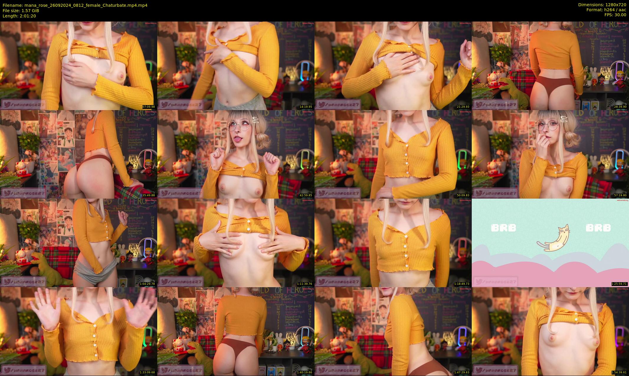 mana_rose — 122 minute Chaturbate female cam show recording, 720p, Sep 26, 2024