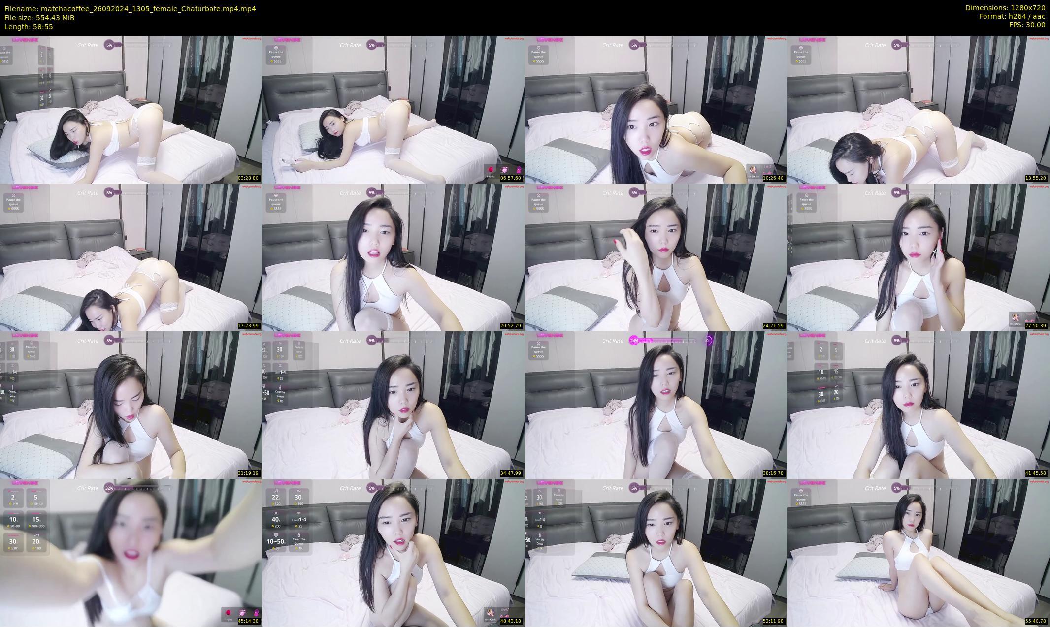 matchacoffee — 59 minute Chaturbate female cam show recording, 720p, Sep 26, 2024