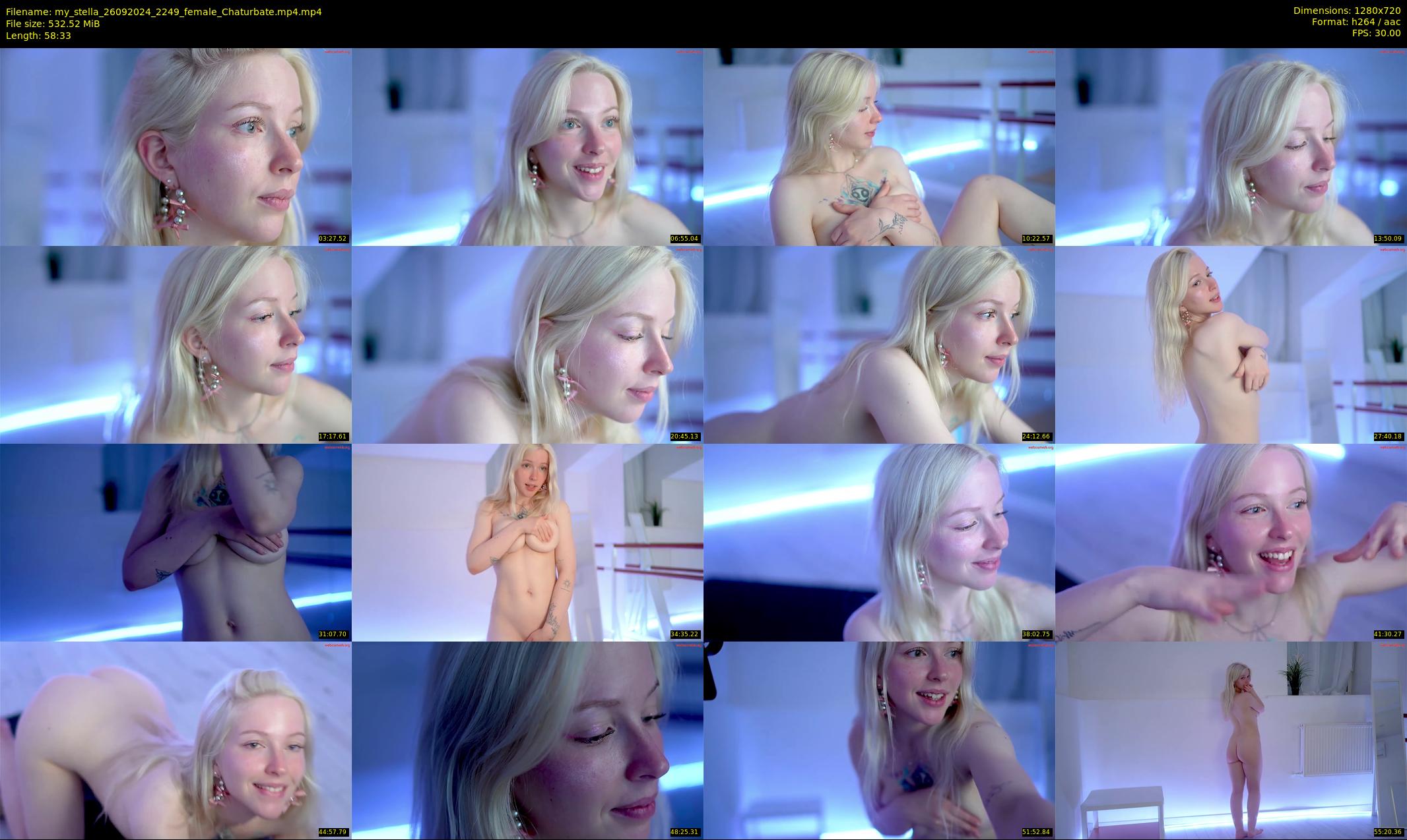 my_stella — 59 minute Chaturbate female cam show recording, 720p, Sep 26, 2024