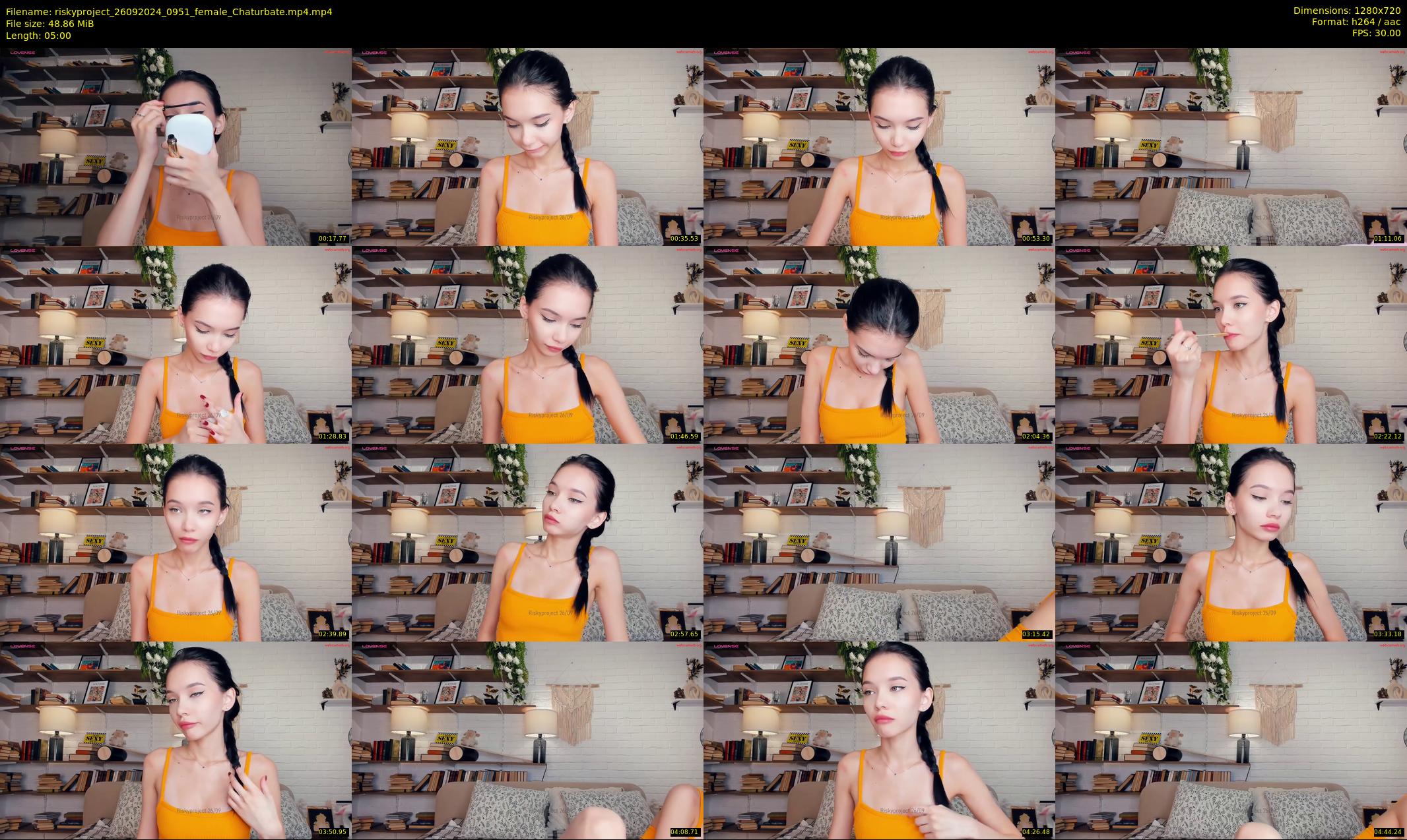 riskyproject — 5 minute Chaturbate couple cam show recording, 720p, Sep 26, 2024