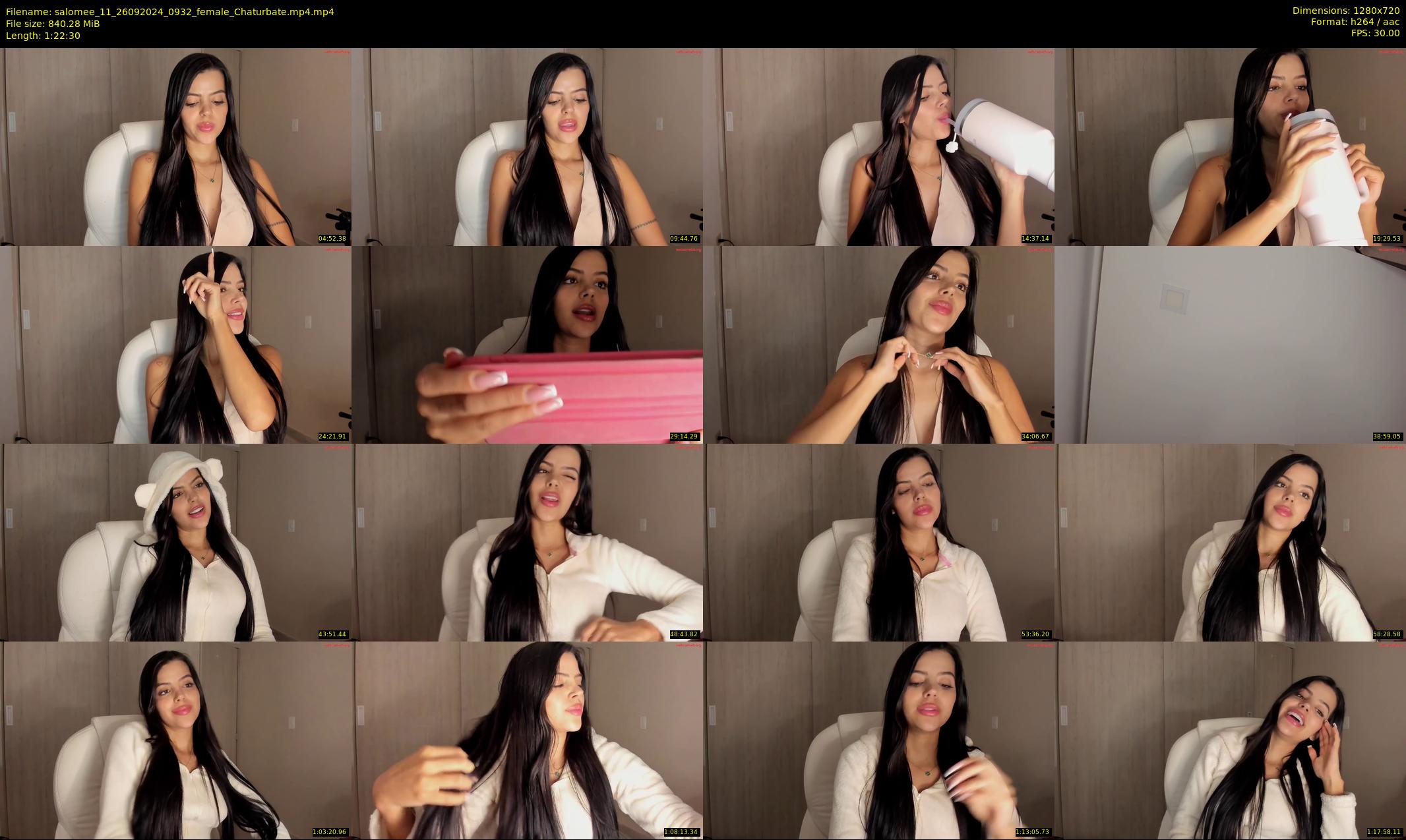 salomee_11 — 83 minute Chaturbate female cam show recording, 720p, Sep 26, 2024