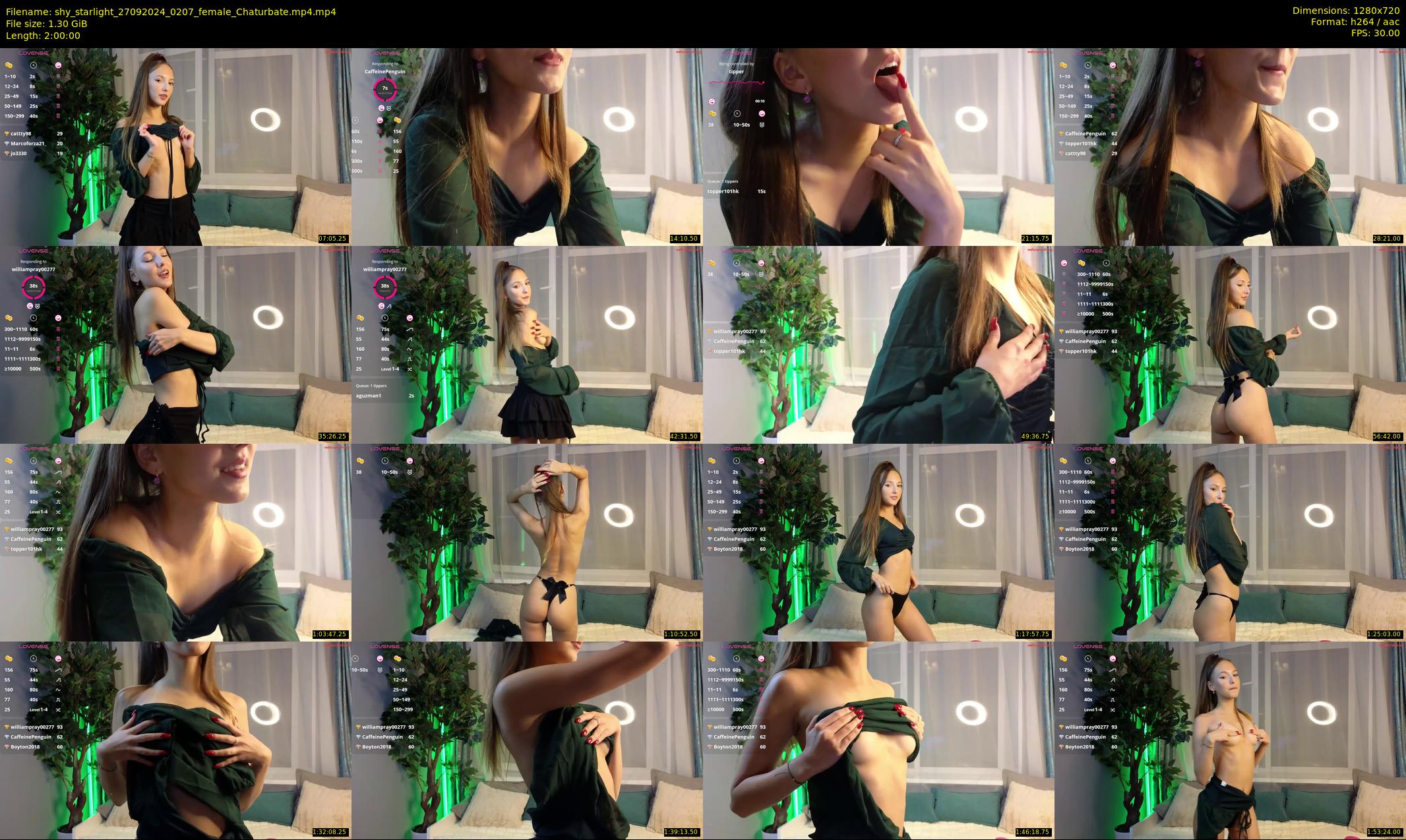shy_starlight — 120 minute Chaturbate female cam show recording, 720p, Sep 27, 2024