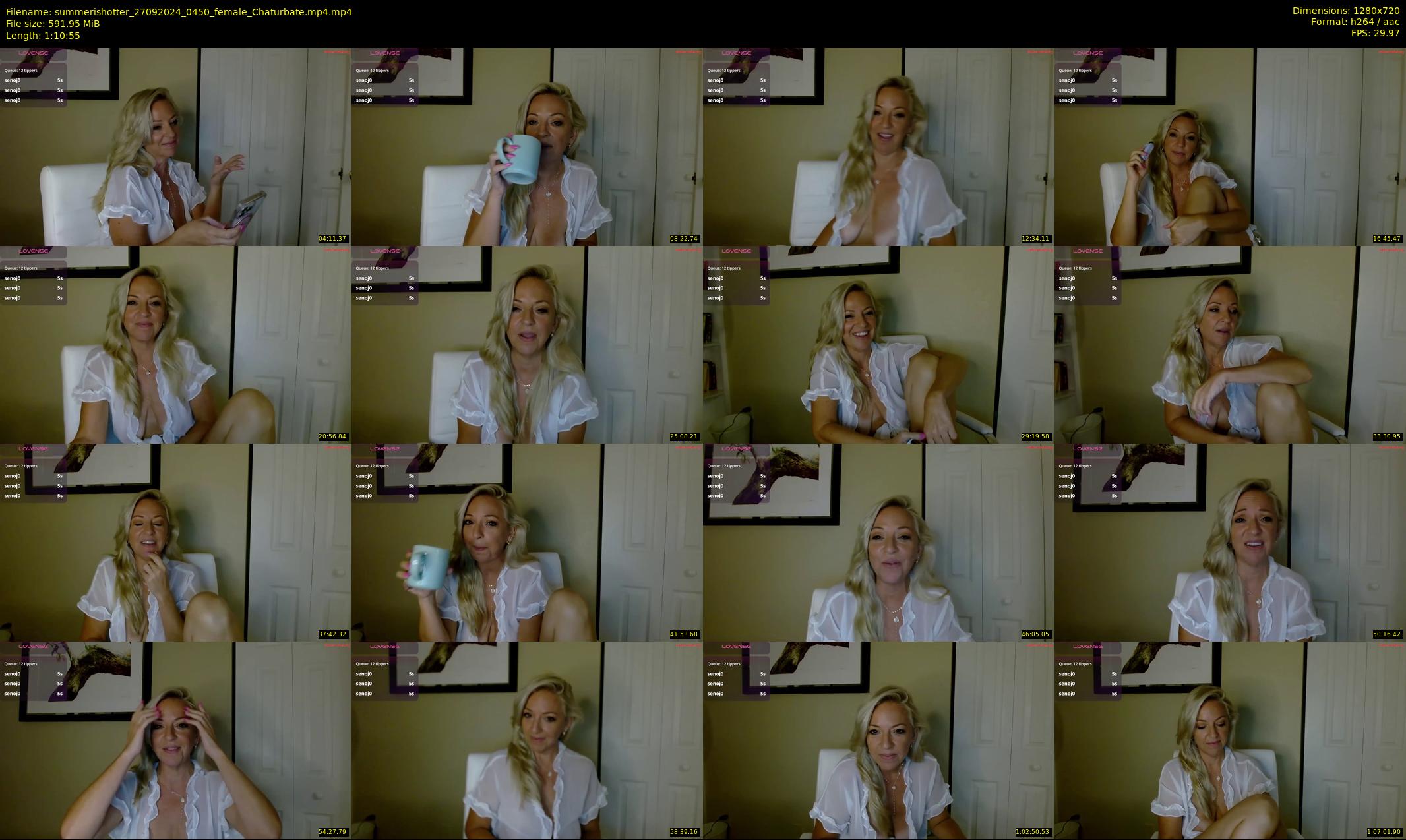 summerishotter — 71 minute Chaturbate female cam show recording, 720p, Sep 27, 2024