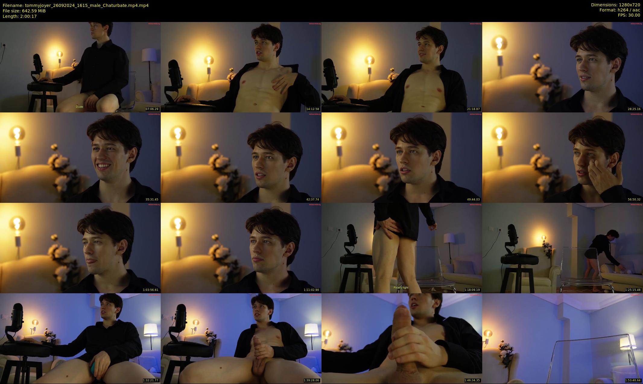 tommyjoyer — 121 minute Chaturbate male cam show recording, 720p, Sep 26, 2024