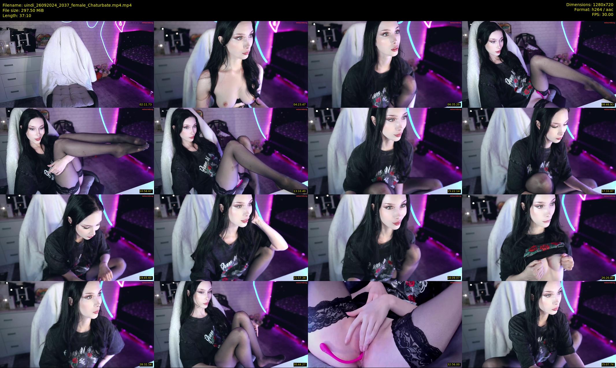 uindi — 38 minute Chaturbate female cam show recording, 720p, Sep 26, 2024