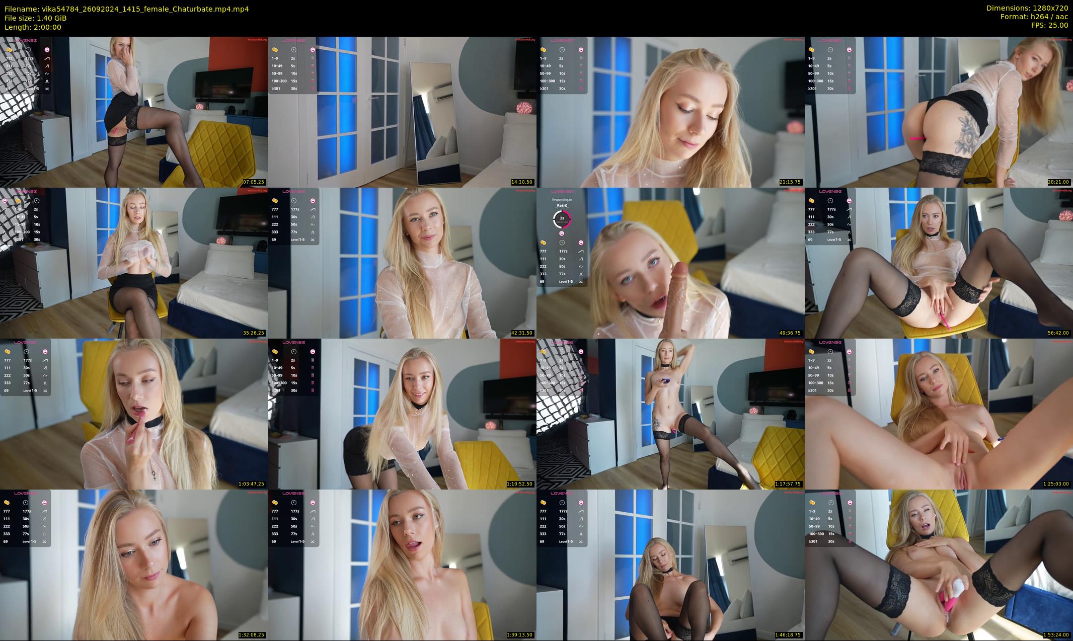 vika54784 — 120 minute Chaturbate female cam show recording, 720p, Sep 26, 2024