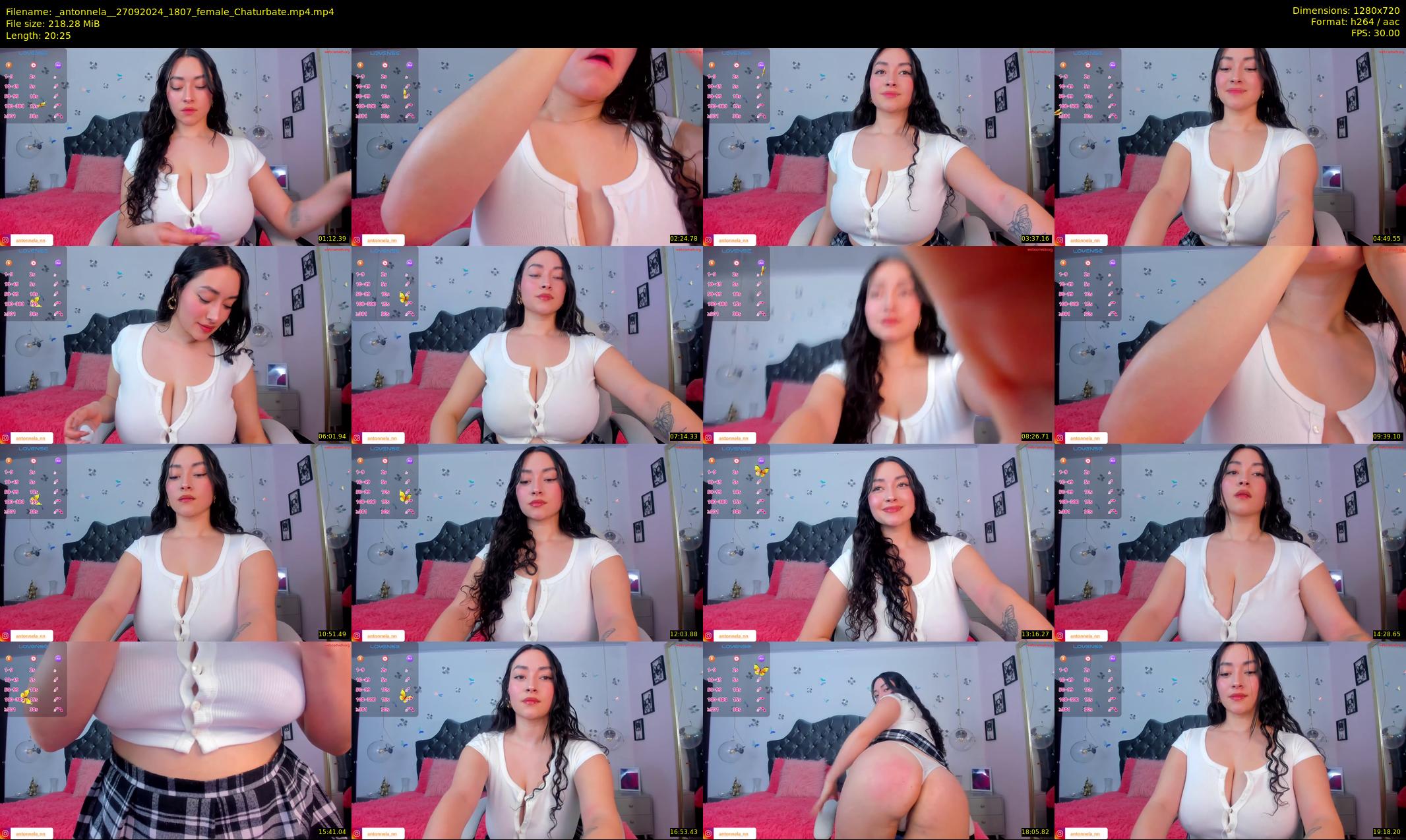 _antonnela_ — 21 minute Chaturbate female cam show recording, 720p, Sep 27, 2024