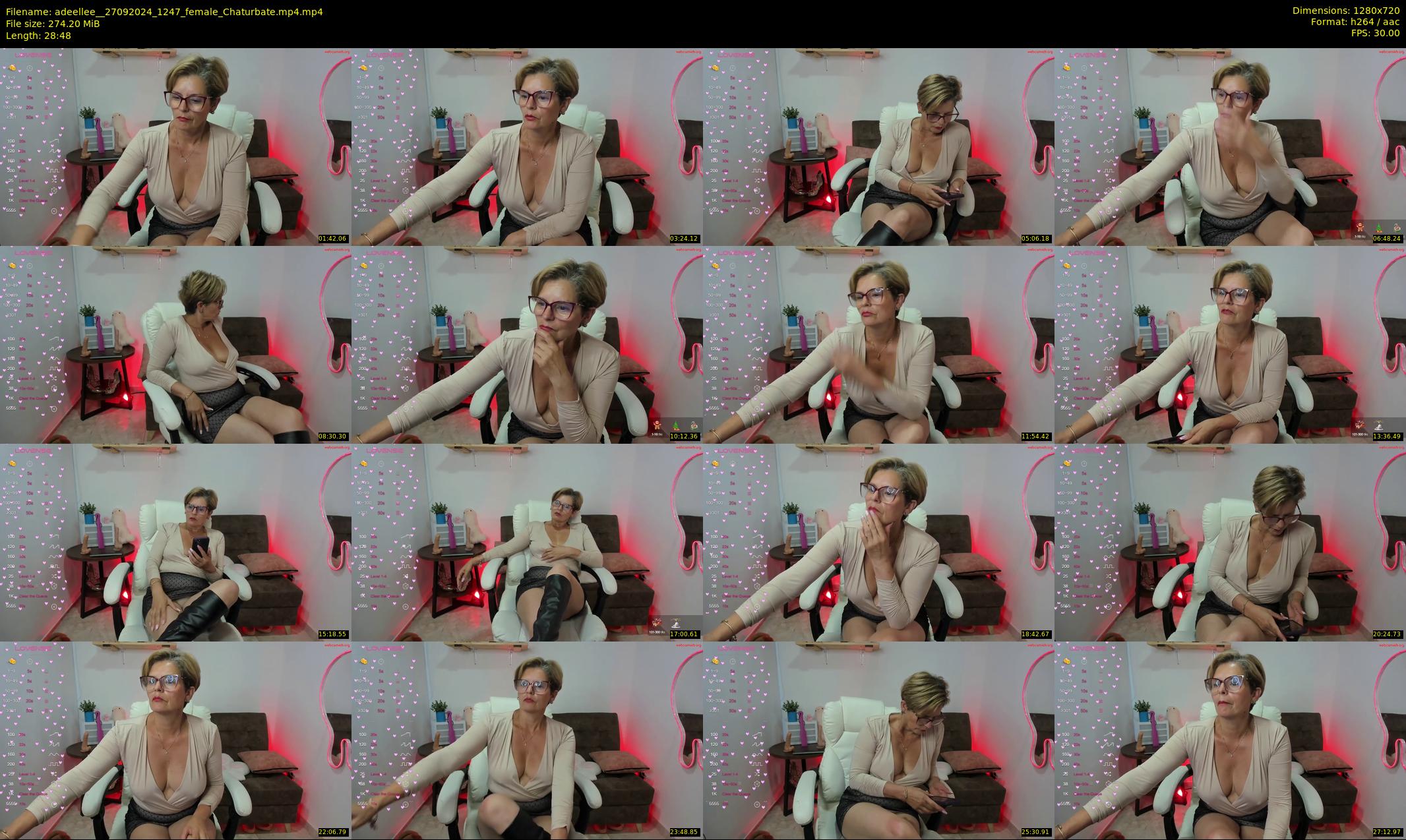 adeellee_ — 29 minute Chaturbate female cam show recording, 720p, Sep 27, 2024