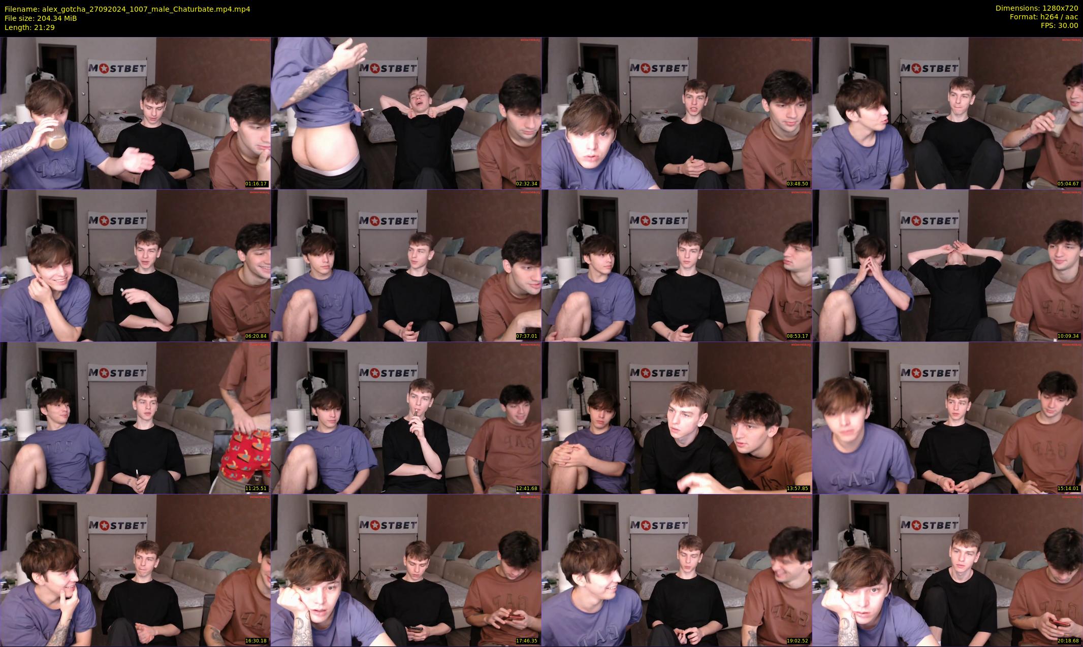 alex_gotcha — 22 minute Chaturbate male cam show recording, 720p, Sep 27, 2024