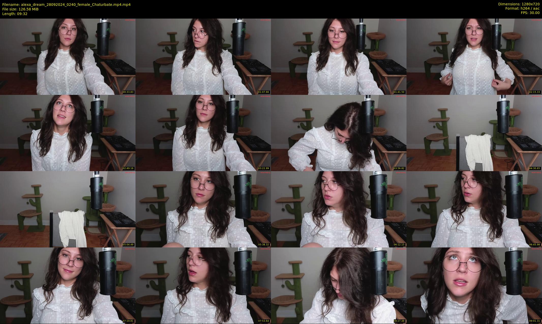 alexa_dream — 10 minute Chaturbate female cam show recording, 720p, Sep 28, 2024