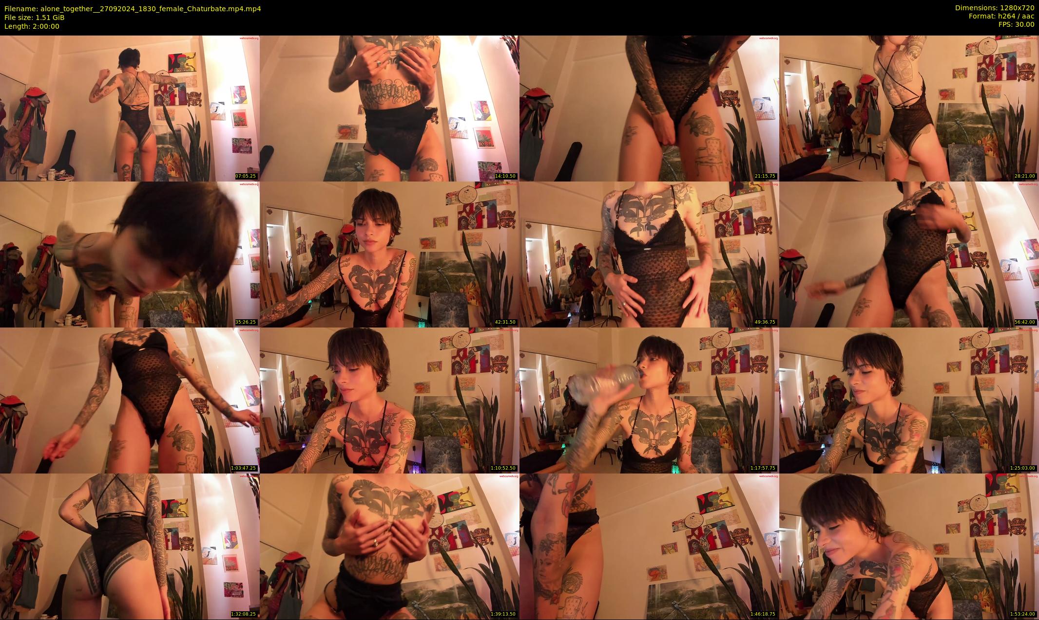 alone_together_ — 120 minute Chaturbate female cam show recording, 720p, Sep 27, 2024