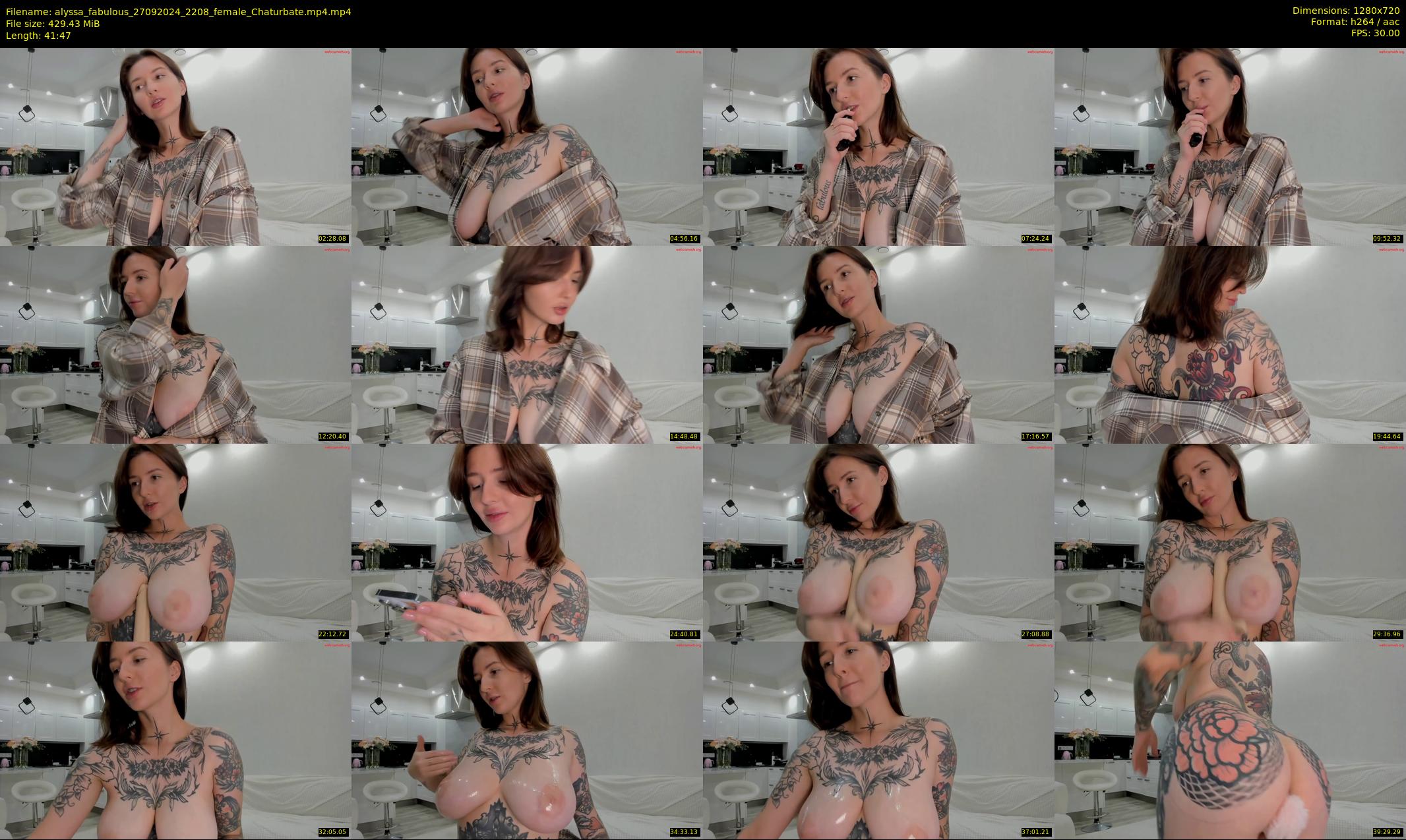 alyssa_fabulous — 42 minute Chaturbate female cam show recording, 720p, Sep 27, 2024
