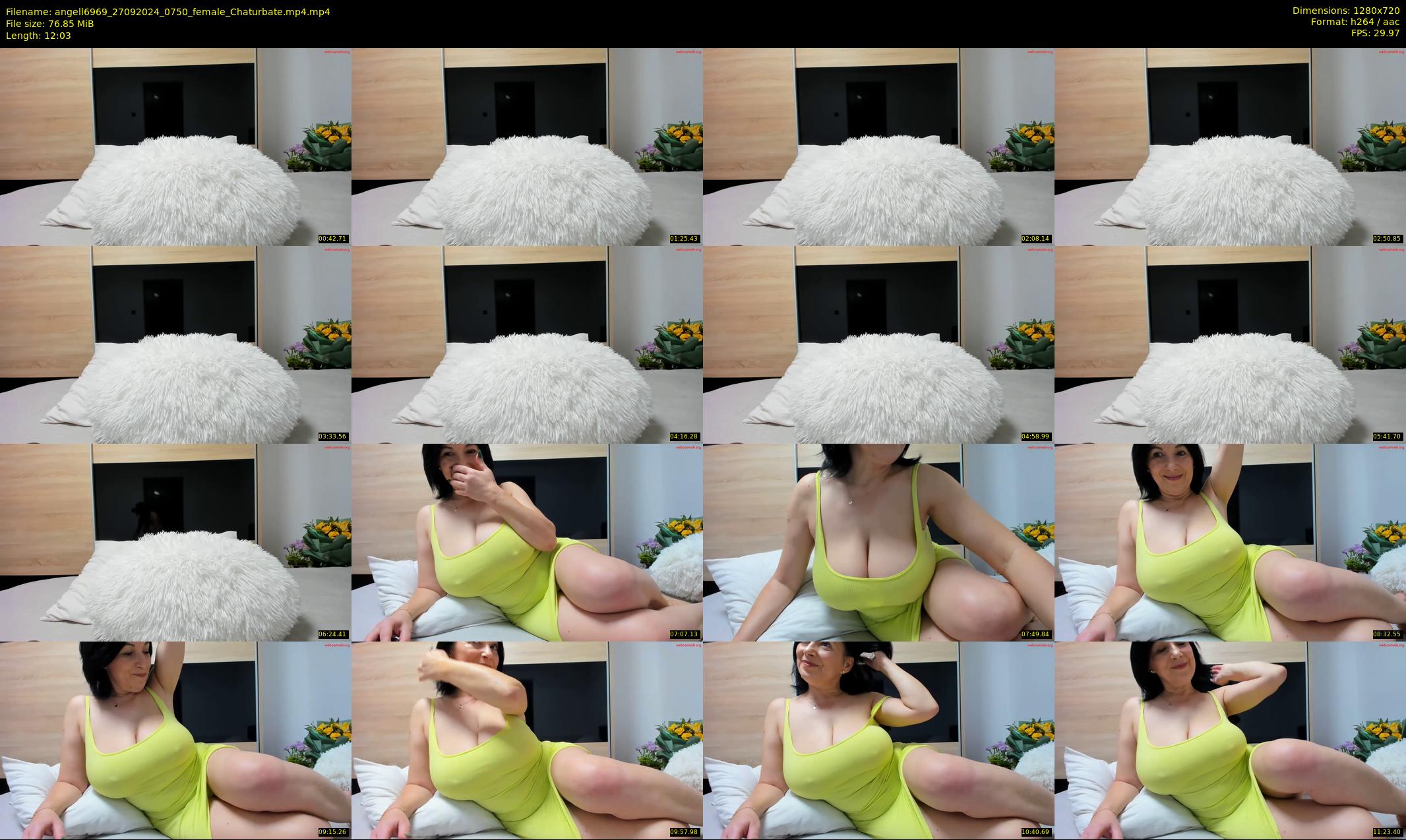 angell6969 — 13 minute Chaturbate female cam show recording, 720p, Sep 27, 2024