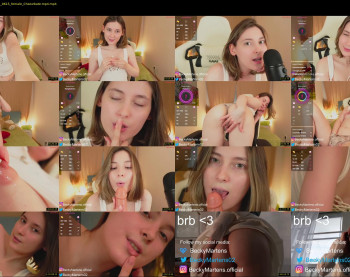 beckymartens — 120 minute Chaturbate female cam show recording, 720p, Sep 27, 2024