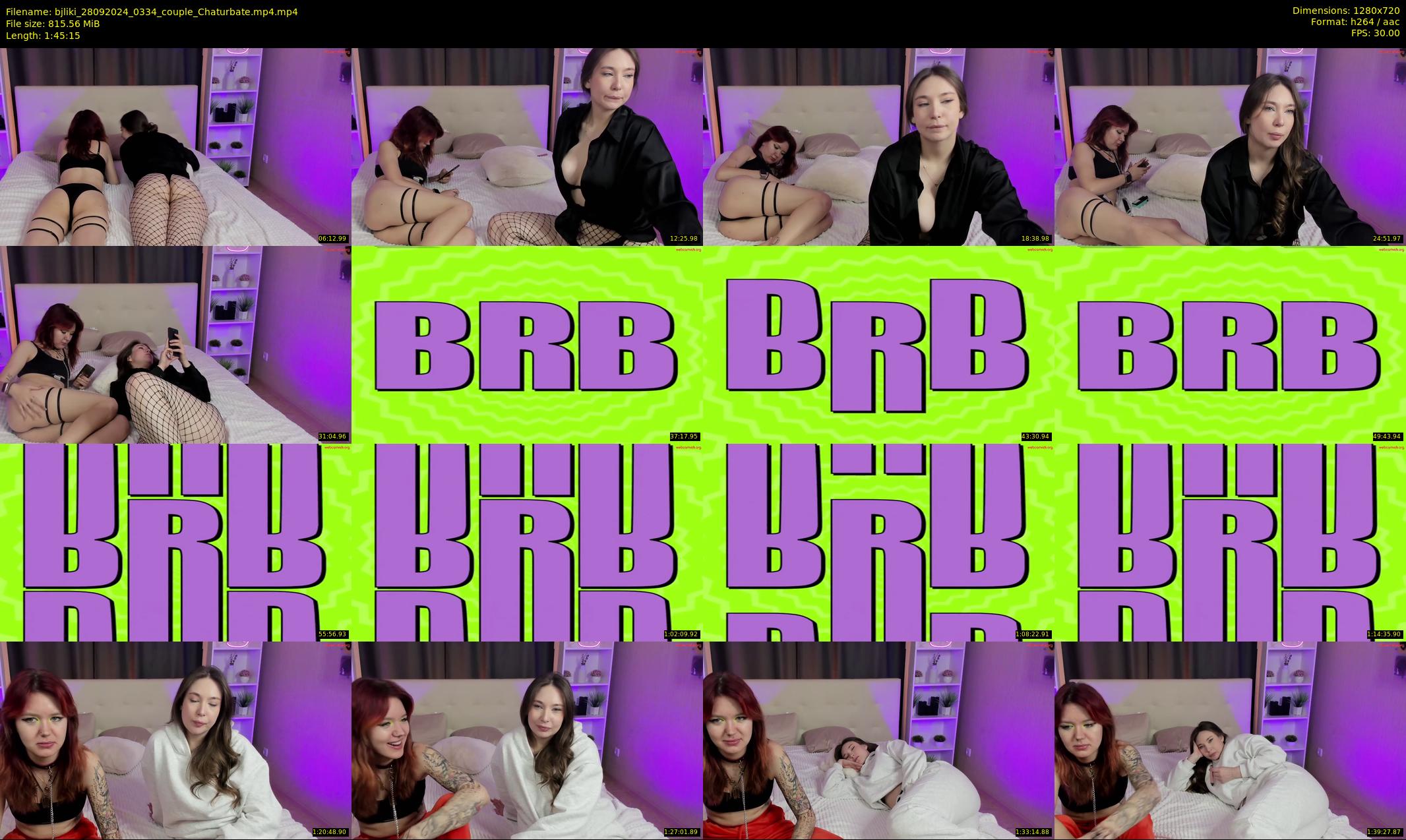 bjliki — 106 minute Chaturbate couple cam show recording, 720p, Sep 28, 2024
