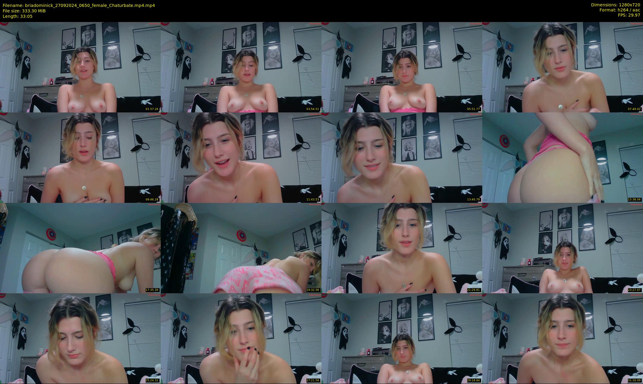 briadominick — 34 minute Chaturbate couple cam show recording, 720p, Sep 27, 2024