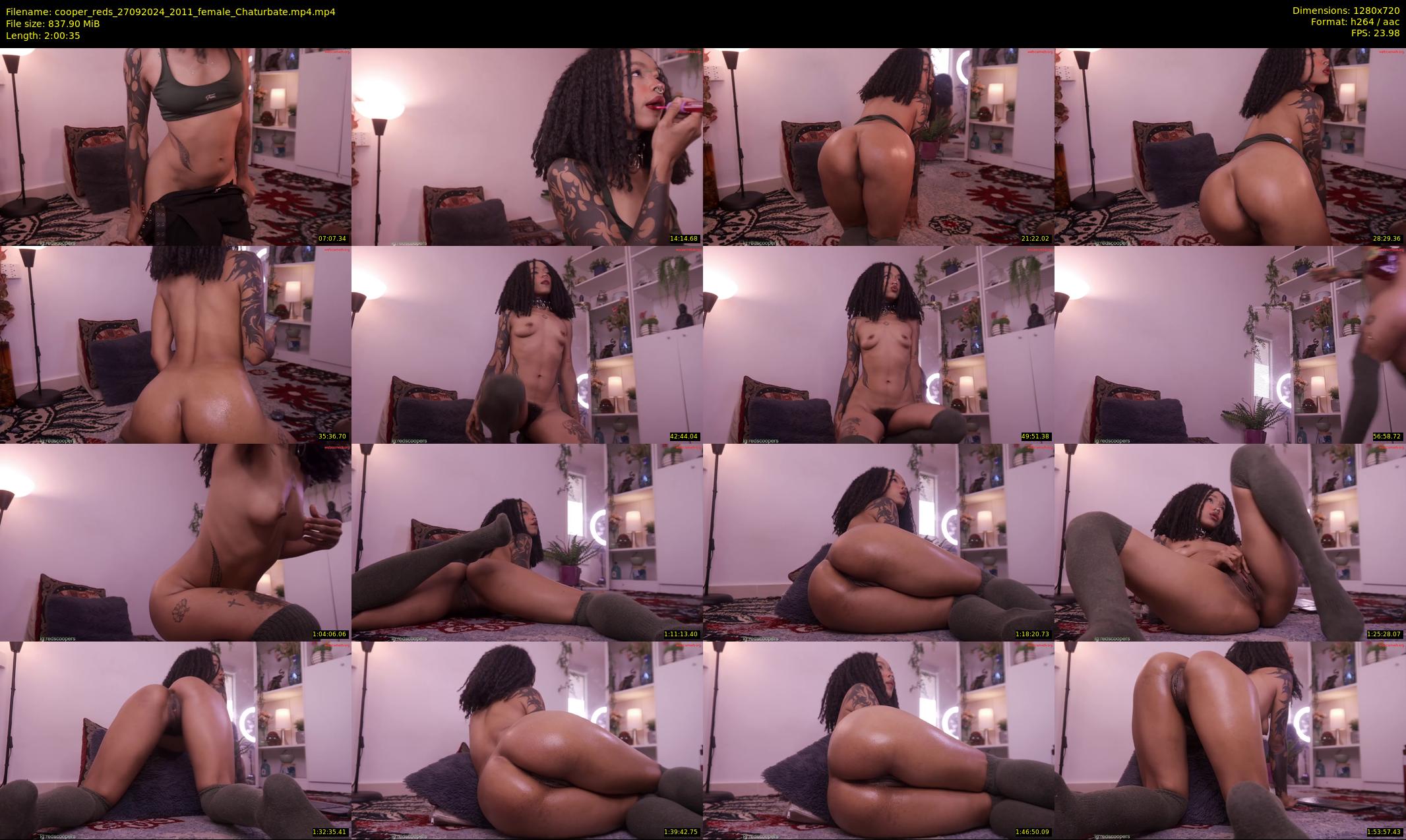 cooper_reds — 121 minute Chaturbate female cam show recording, 720p, Sep 27, 2024