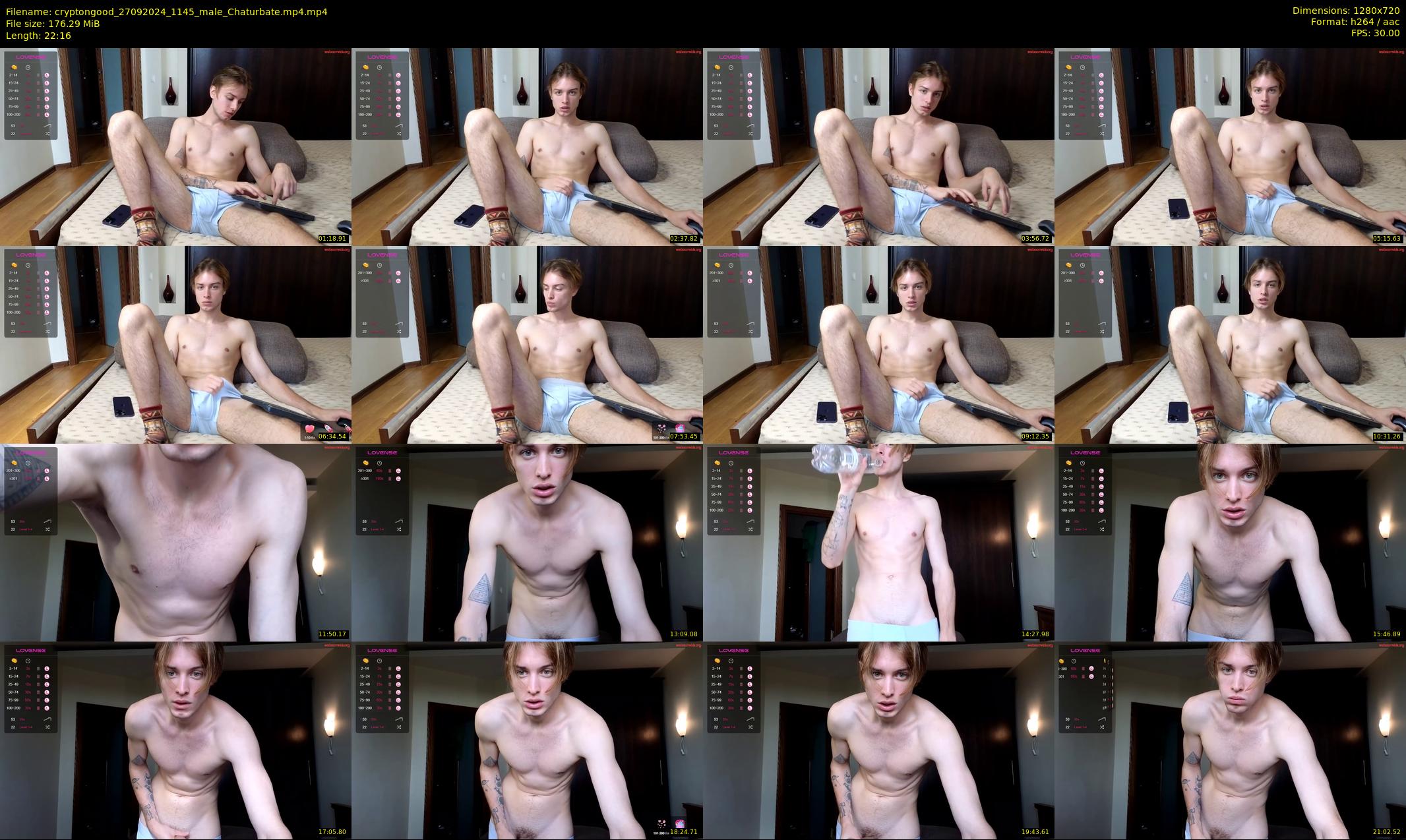 cryptongood — 23 minute Chaturbate male cam show recording, 720p, Sep 27, 2024
