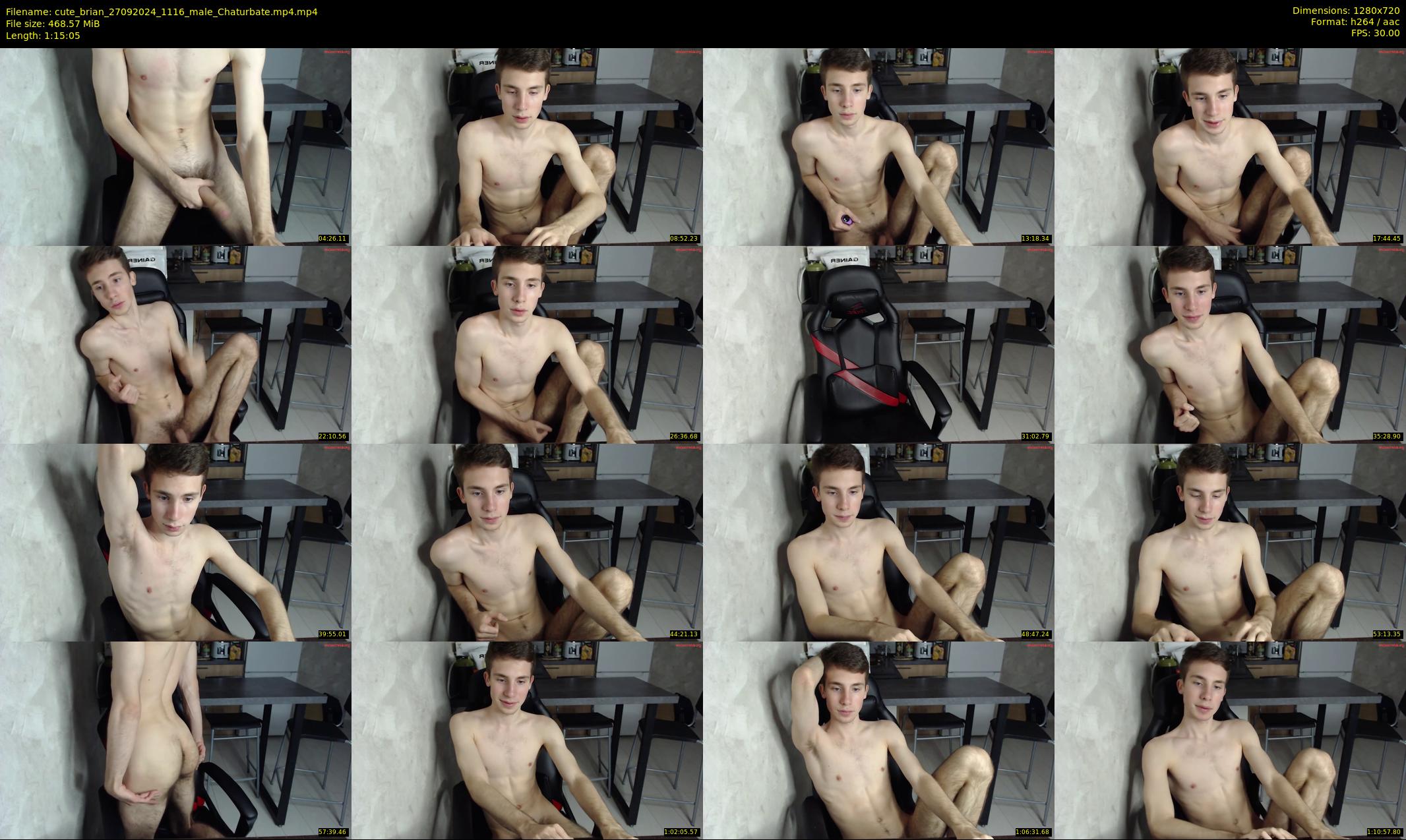 cute_brian — 76 minute Chaturbate male cam show recording, 720p, Sep 27, 2024