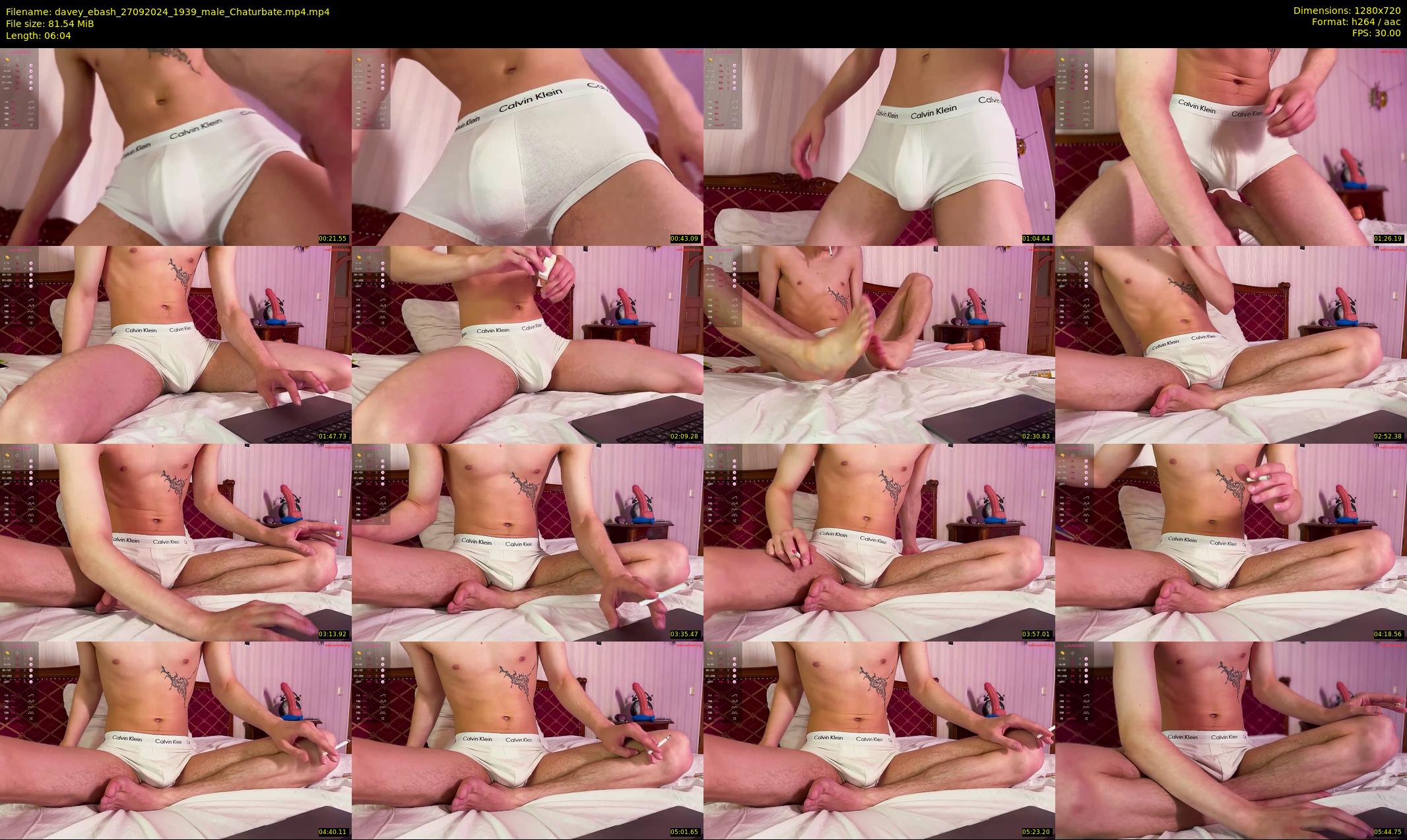 davey_ebash — 7 minute Chaturbate male cam show recording, 720p, Sep 27, 2024