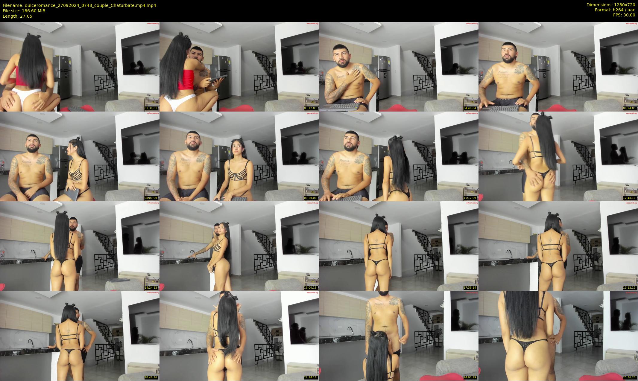 dulceromance — 28 minute Chaturbate couple cam show recording, 720p, Sep 27, 2024