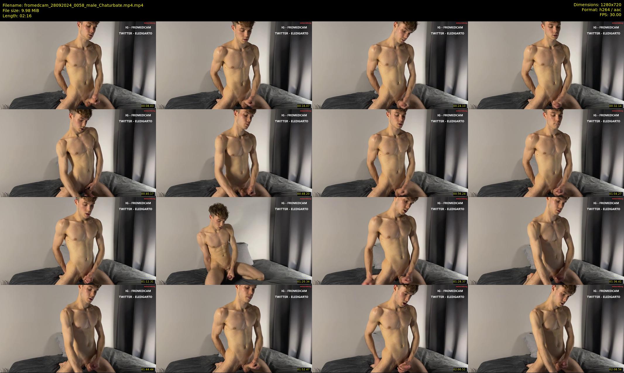 fromedcam — 3 minute Chaturbate male cam show recording, 720p, Sep 28, 2024