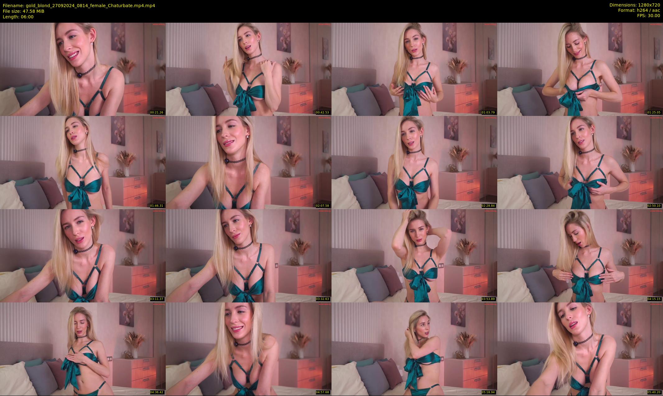 gold_blond — 6 minute Chaturbate female cam show recording, 720p, Sep 27, 2024