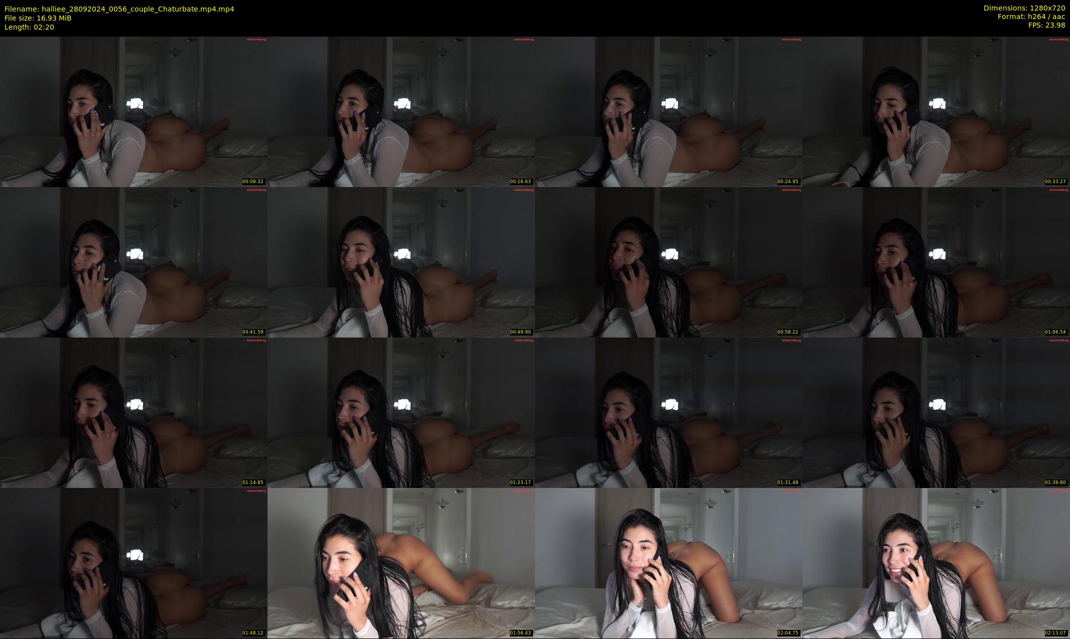 halliee — 3 minute Chaturbate couple cam show recording, 720p, Sep 28, 2024