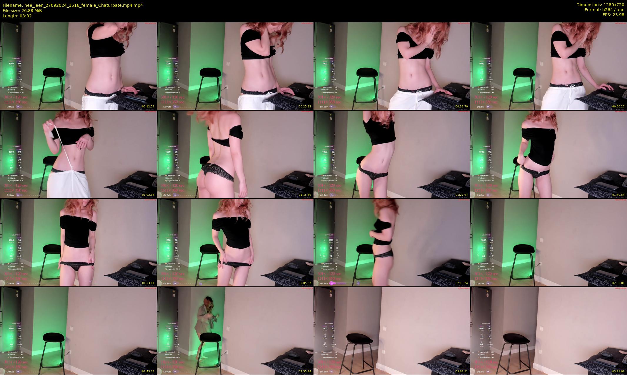 hee_jeen — 4 minute Chaturbate female cam show recording, 720p, Sep 27, 2024