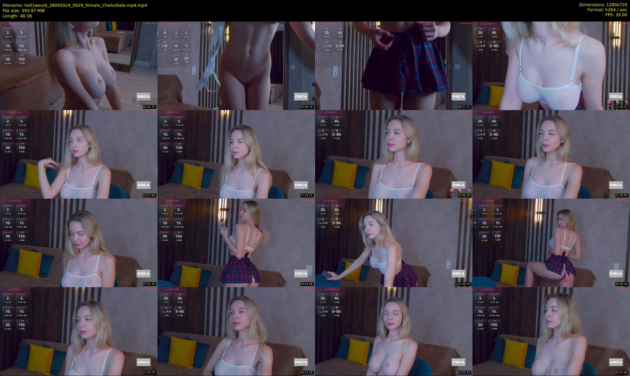 holl1would — 49 minute Chaturbate female cam show recording, 720p, Sep 28, 2024