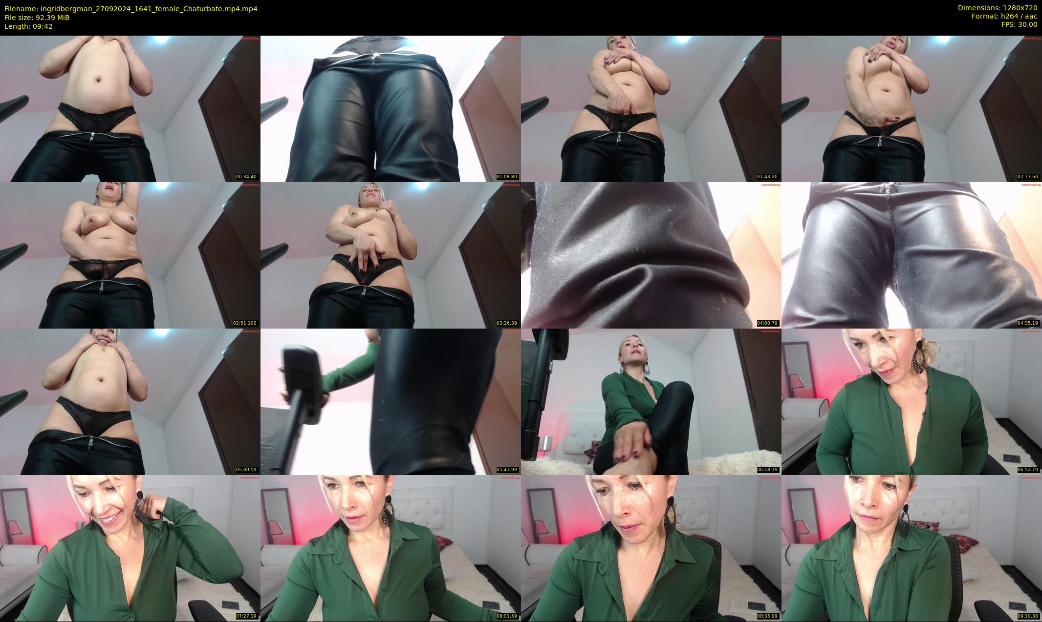 ingridbergman — 10 minute Chaturbate female cam show recording, 720p, Sep 27, 2024