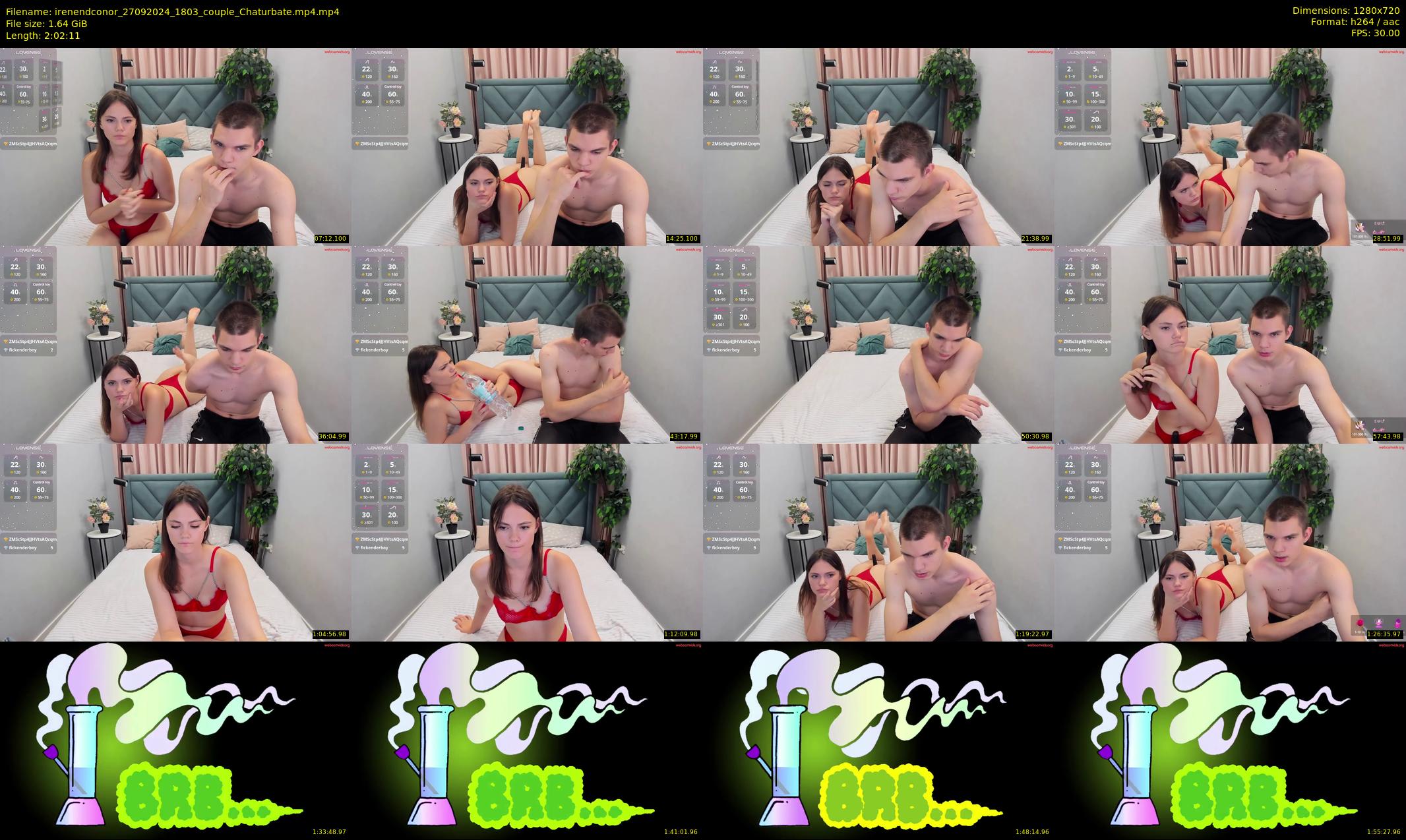 irenendconor — 123 minute Chaturbate couple cam show recording, 720p, Sep 27, 2024