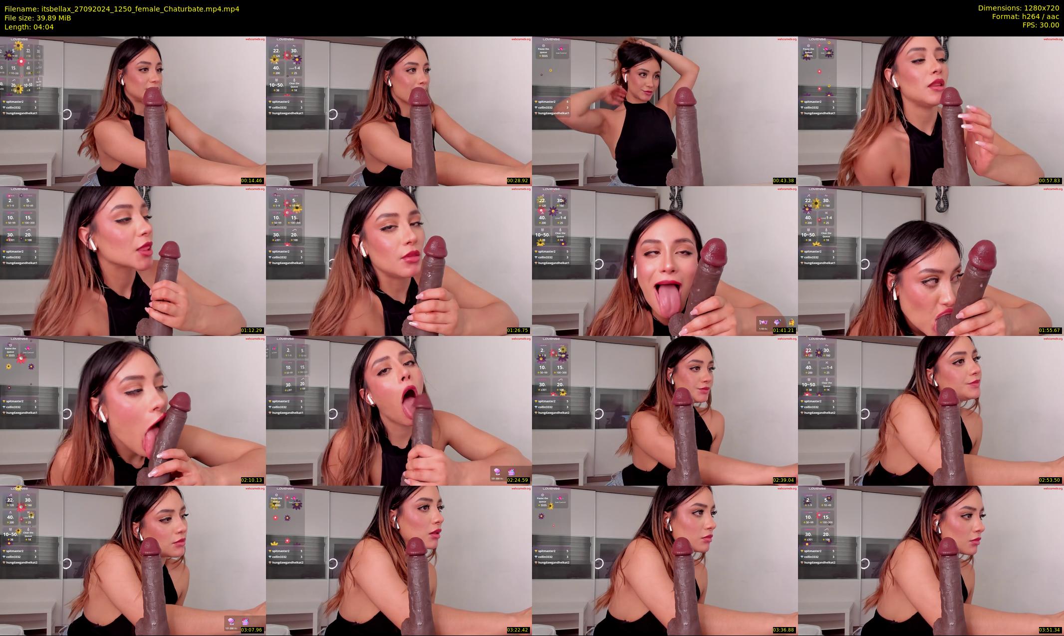 itsbellax — 5 minute Chaturbate female cam show recording, 720p, Sep 27, 2024
