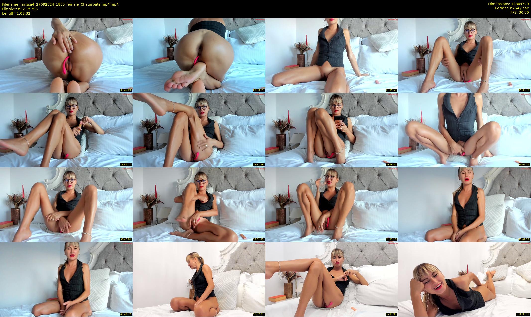larissa4 — 64 minute Chaturbate female cam show recording, 720p, Sep 27, 2024