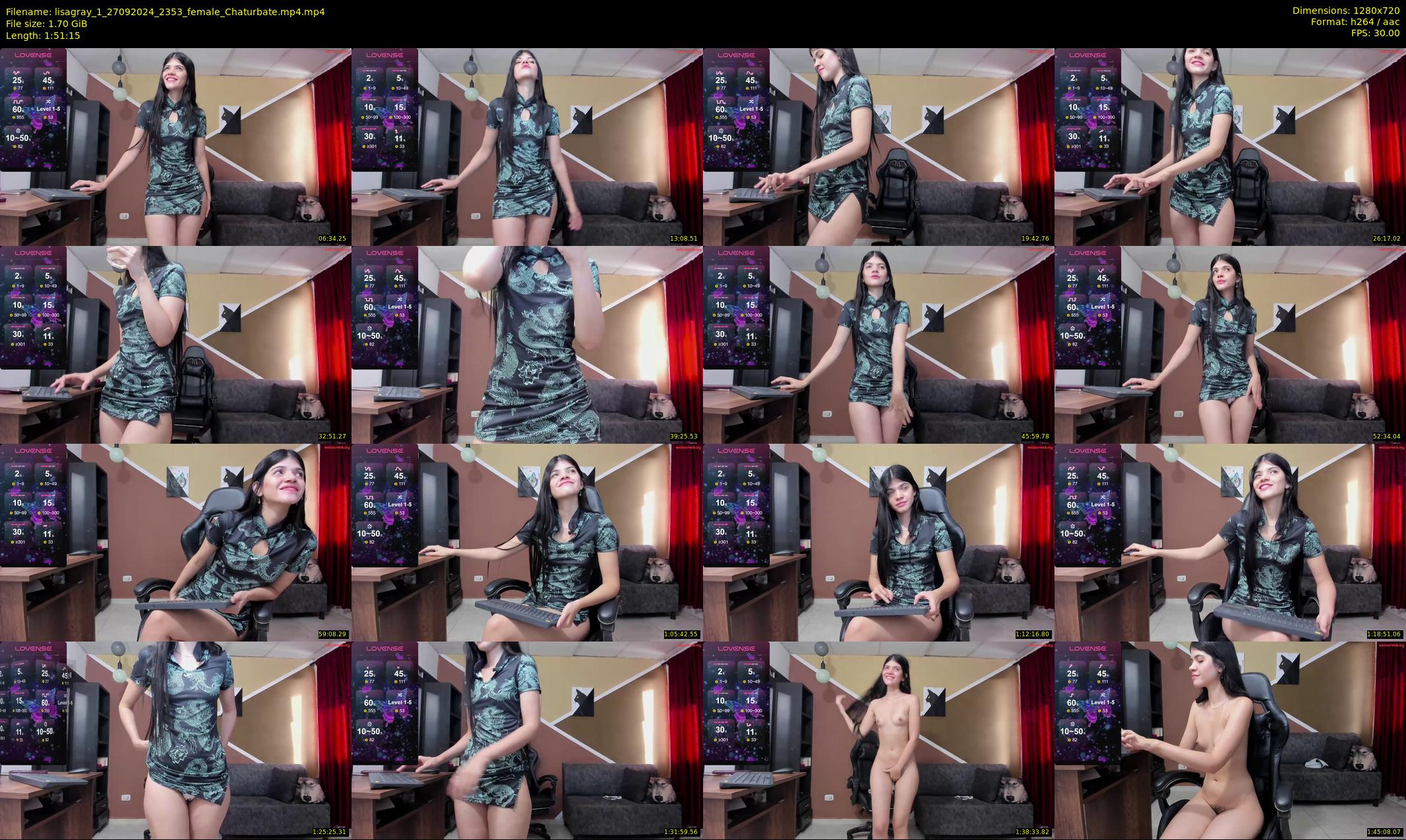 lisagray_1 — 112 minute Chaturbate female cam show recording, 720p, Sep 27, 2024