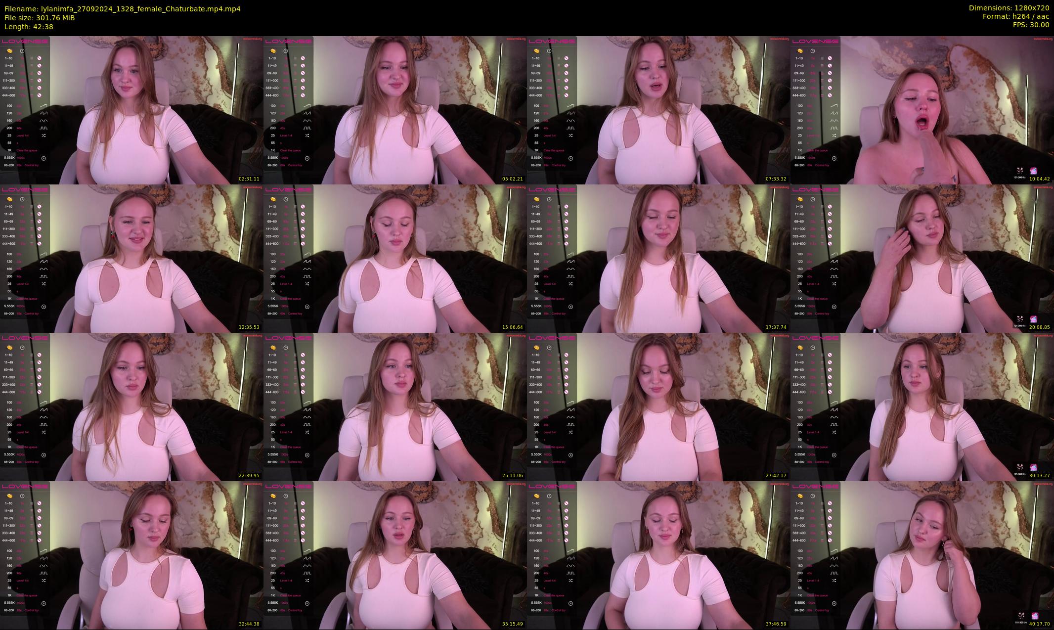 lylanimfa — 43 minute Chaturbate female cam show recording, 720p, Sep 27, 2024