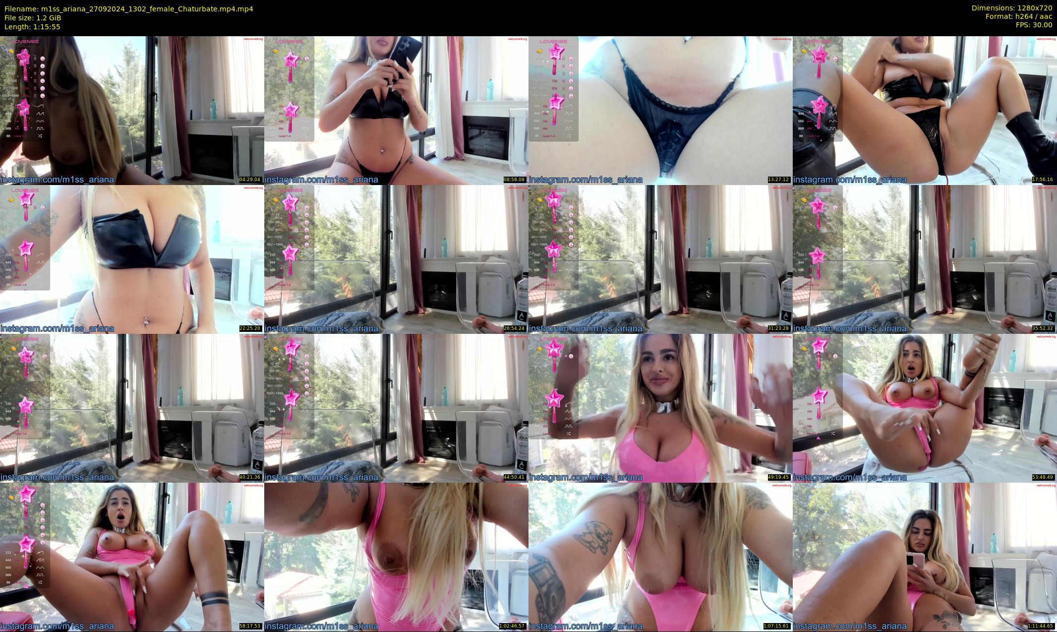 m1ss_ariana — 76 minute Chaturbate female cam show recording, 720p, Sep 27, 2024