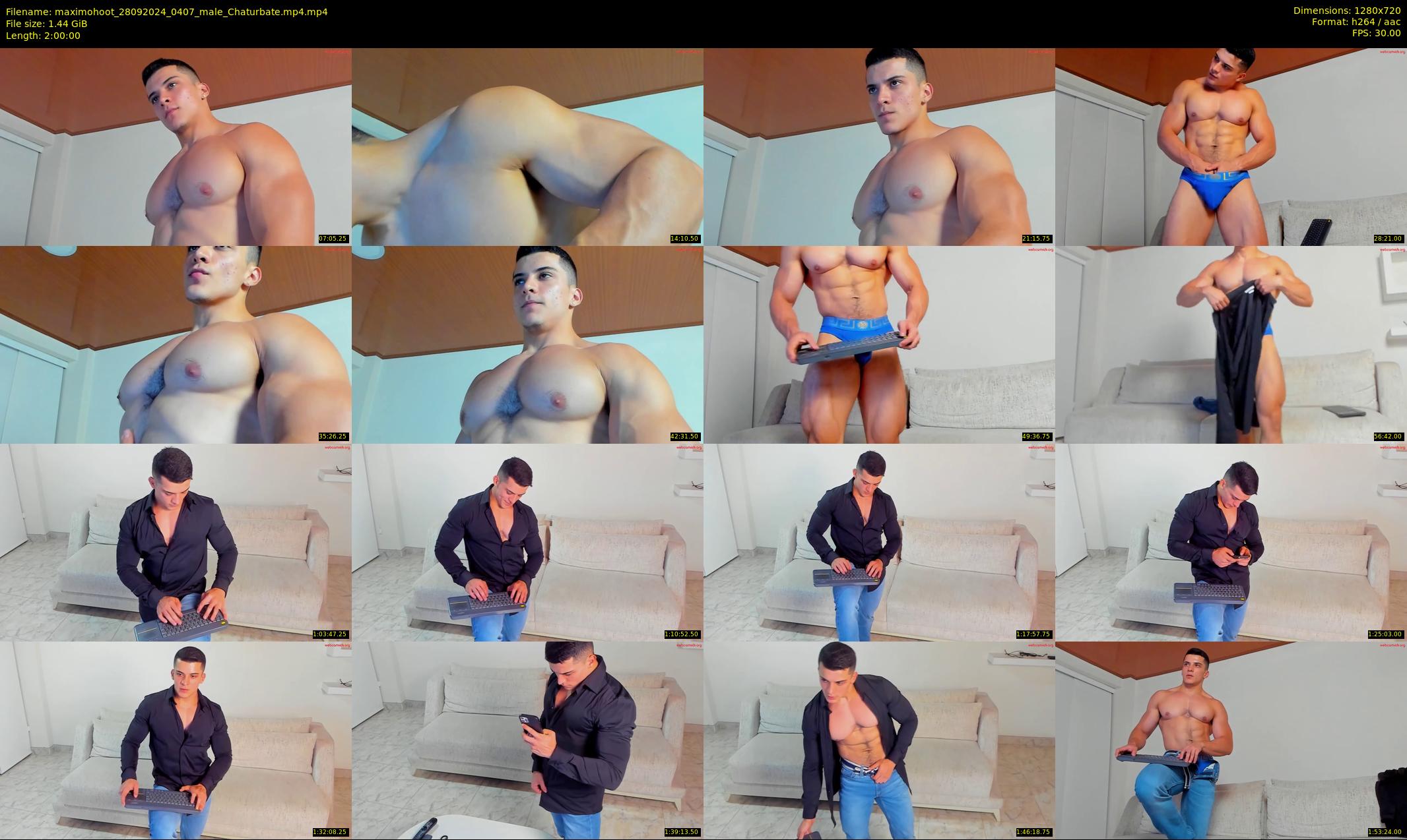 maximohoot — 120 minute Chaturbate male cam show recording, 720p, Sep 28, 2024