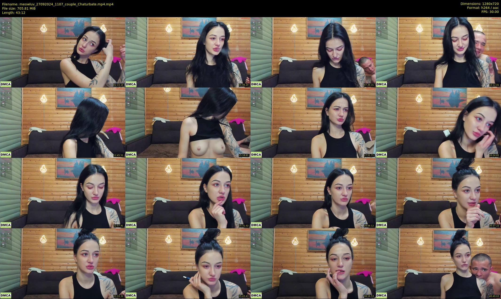 meowluv — 44 minute Chaturbate couple cam show recording, 720p, Sep 27, 2024