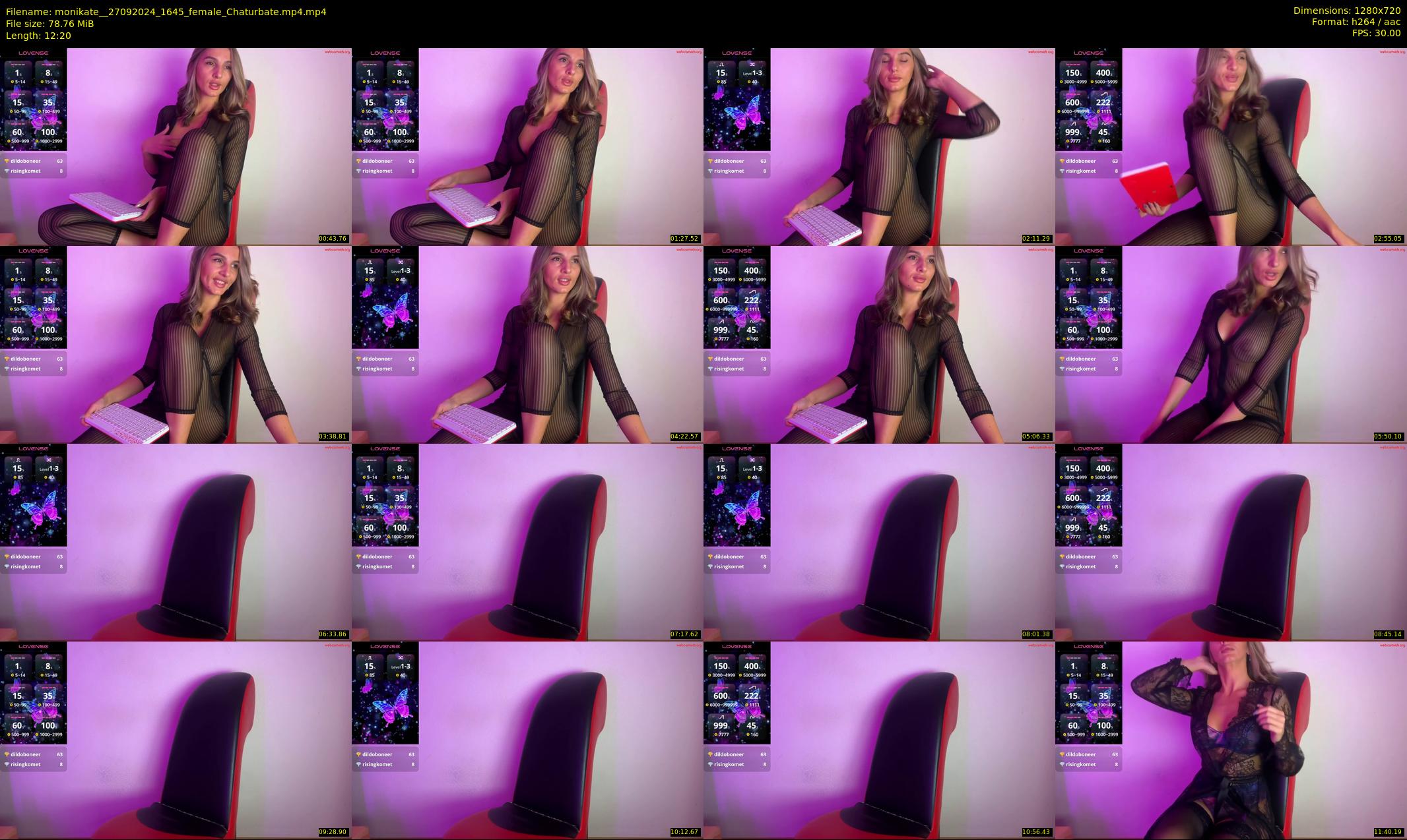 monikate_ — 13 minute Chaturbate couple cam show recording, 720p, Sep 27, 2024