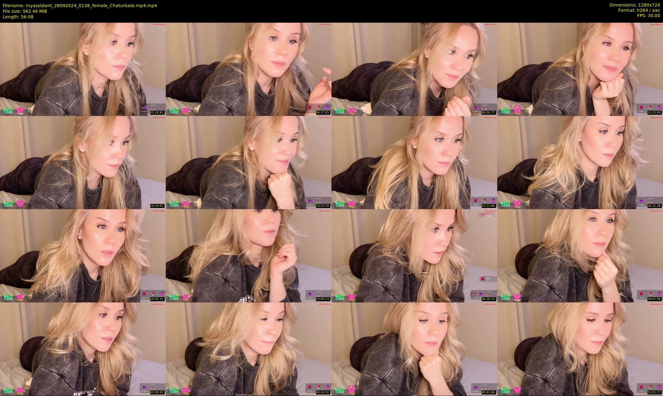 myassistant — 57 minute Chaturbate female cam show recording, 720p, Sep 28, 2024