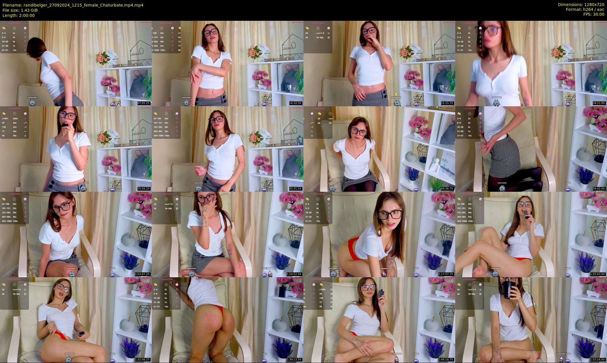 randibelger — 120 minute Chaturbate female cam show recording, 720p, Sep 27, 2024
