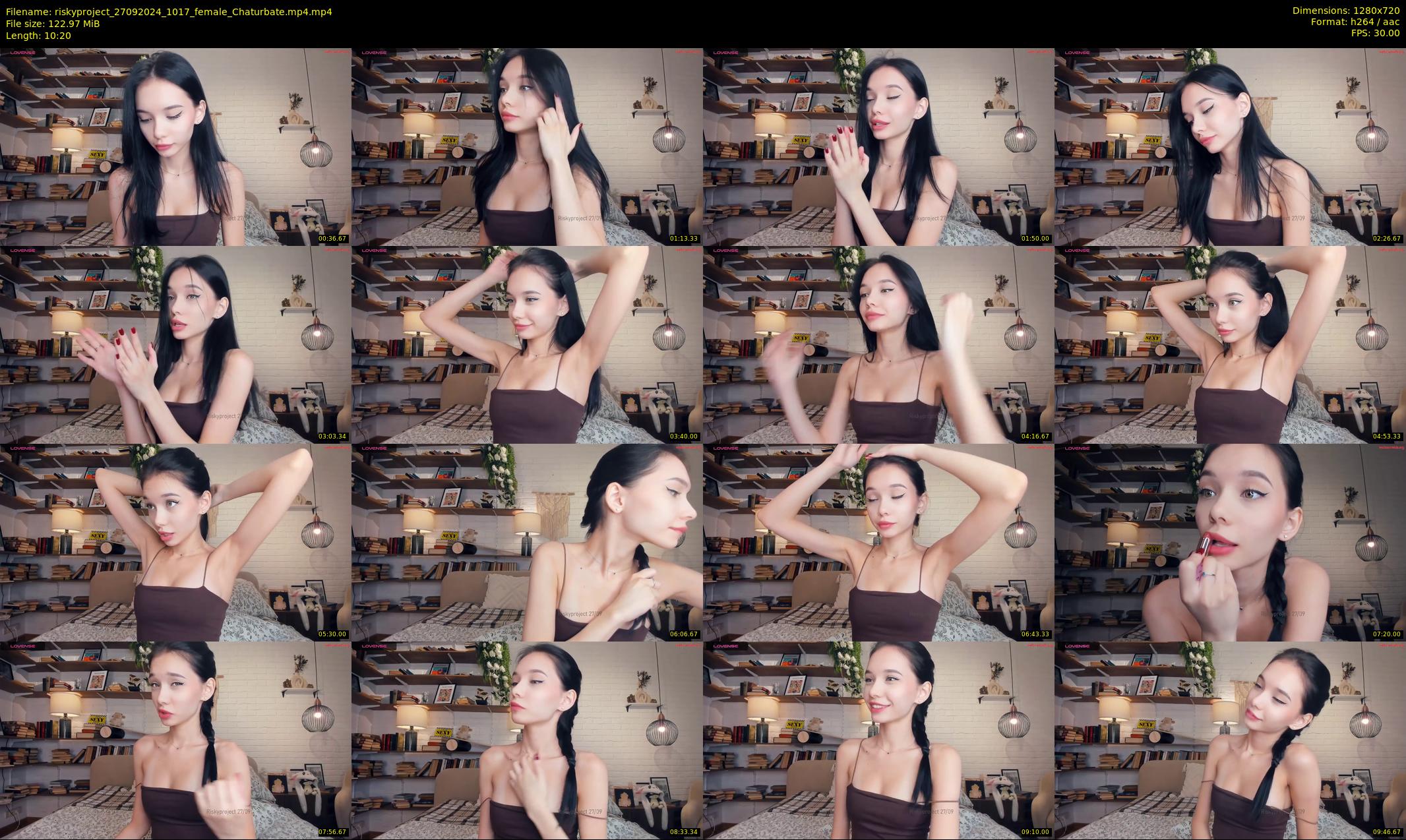 riskyproject — 11 minute Chaturbate couple cam show recording, 720p, Sep 27, 2024