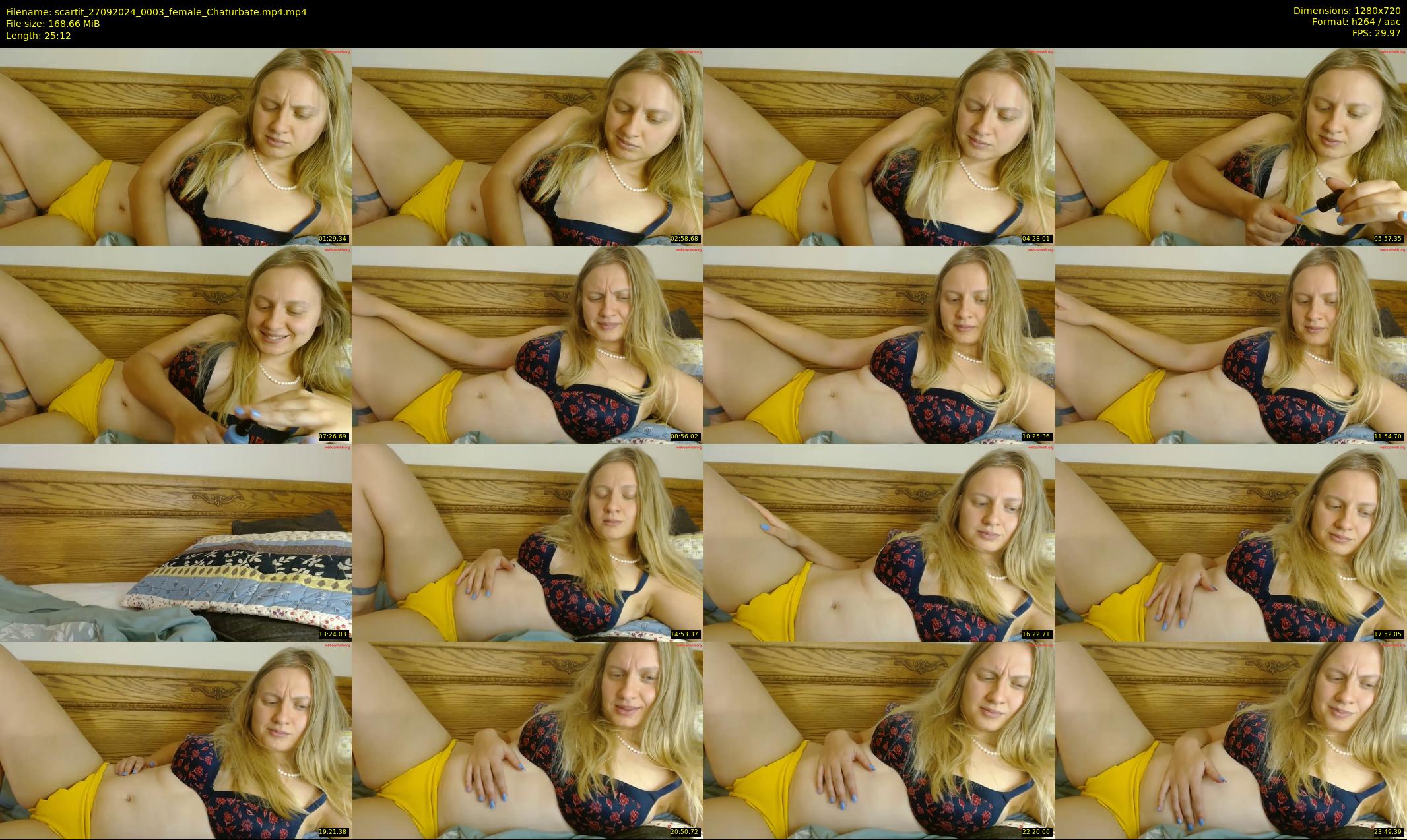 scartit — 26 minute Chaturbate female cam show recording, 720p, Sep 27, 2024