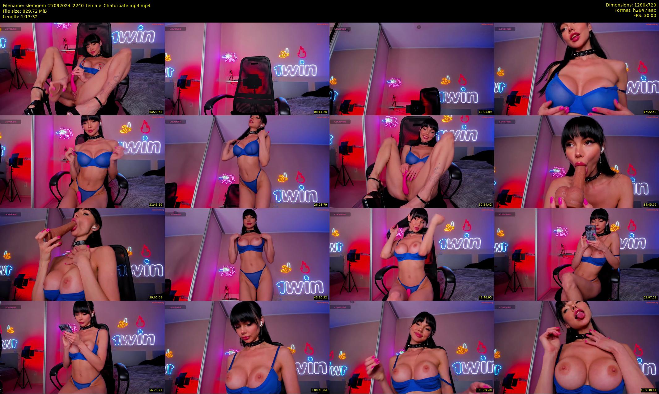 slemgem — 74 minute Chaturbate couple cam show recording, 720p, Sep 27, 2024