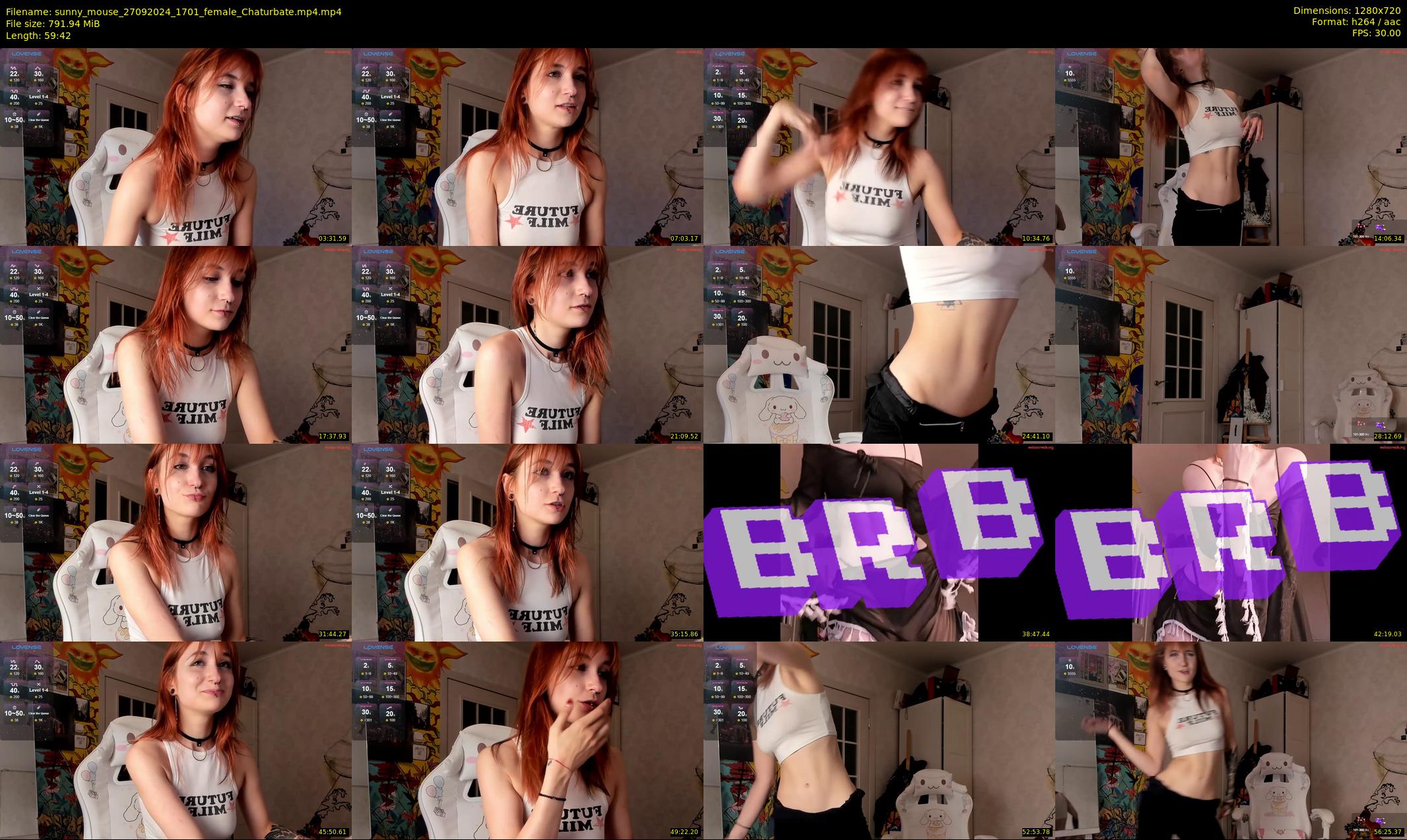 sunny_mouse — 60 minute Chaturbate female cam show recording, 720p, Sep 27, 2024